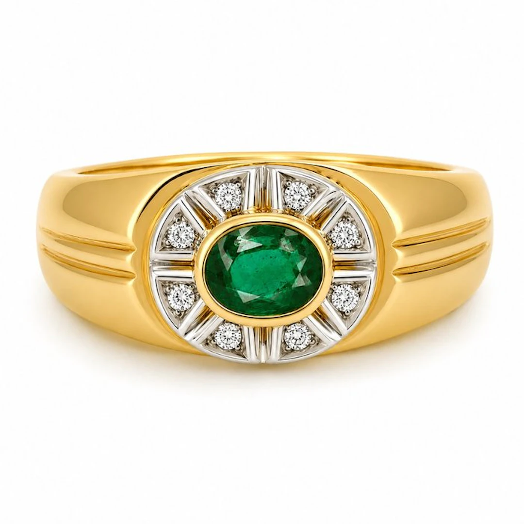 No reserve price - Ring - 18 kt