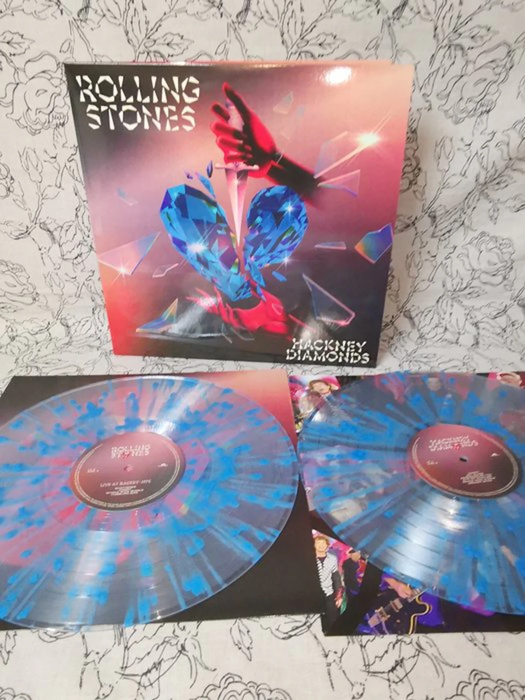 Rolling Stones - Hackney Diamonds - Blue & Clear Splatter...