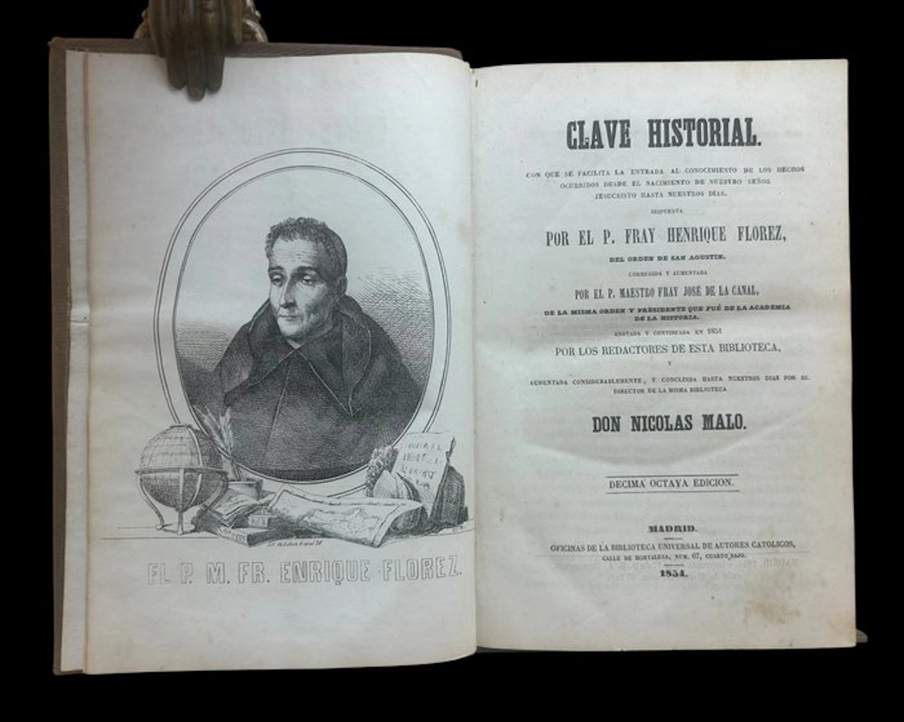 Fray Enrique Florez de Setién y Velasco - Clave historial...