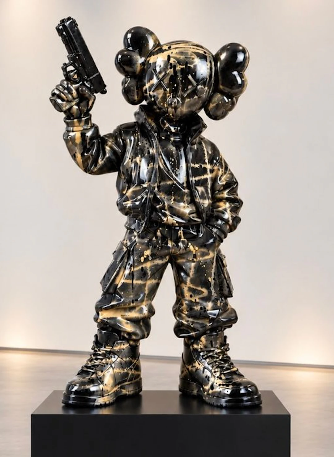 Daluxe Art - 1999 • XXL Black Gold Street Rebel