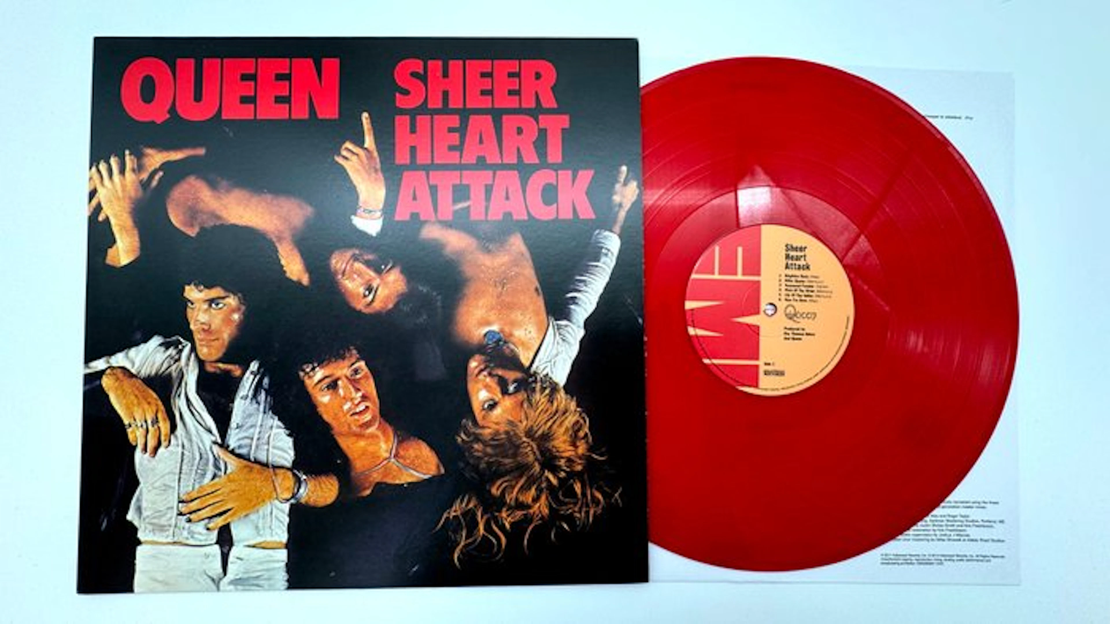 Queen - Sheer Heart Attack [coloured red Vinyl pressing]...