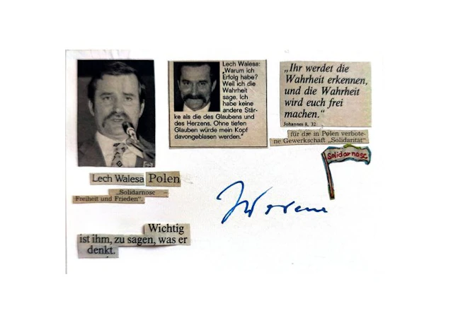 Lech Walesa - Nobel Peace Prize laureate - President of...