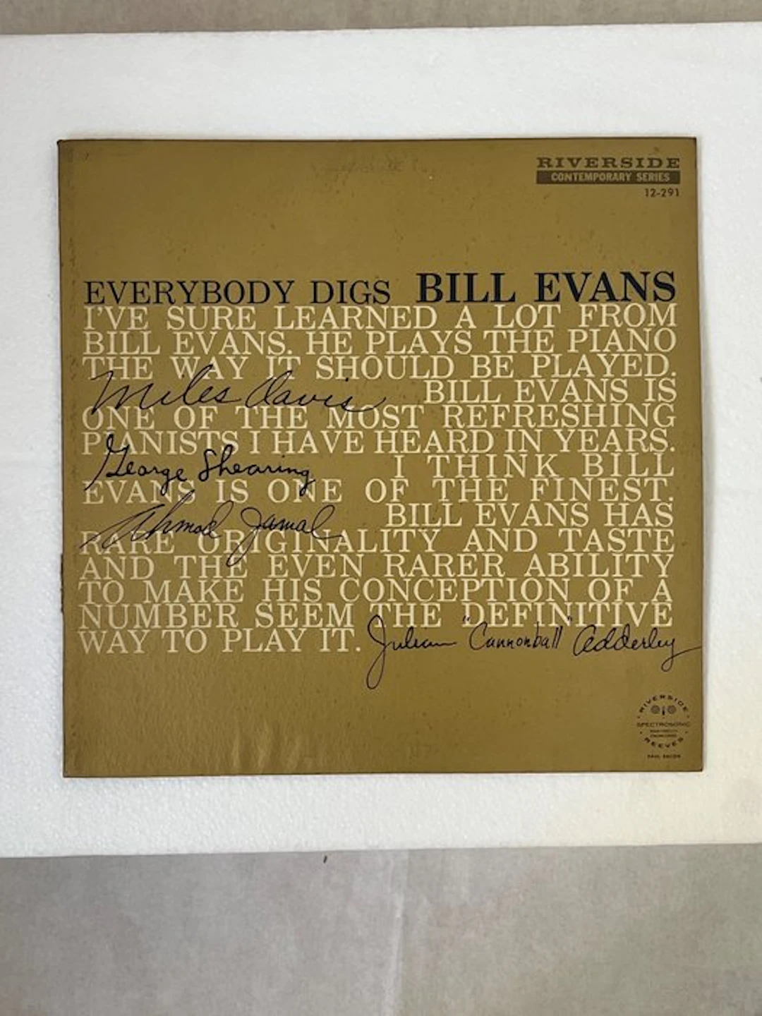 Bill Evans - Everybody Digs Bill Evans - Vinyl record - Mono