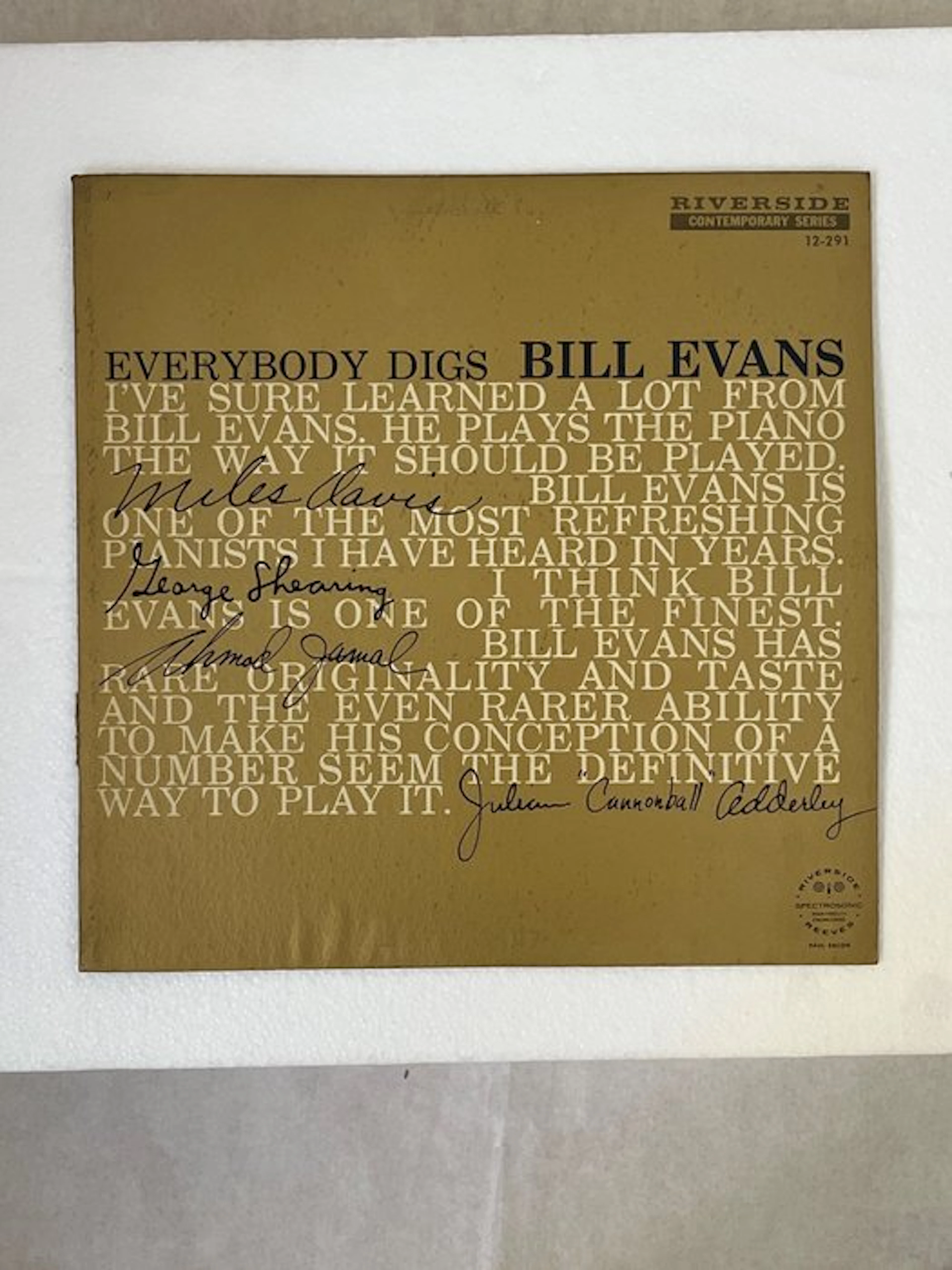 Bill Evans - Everybody Digs Bill Evans - Vinyl record - Mono