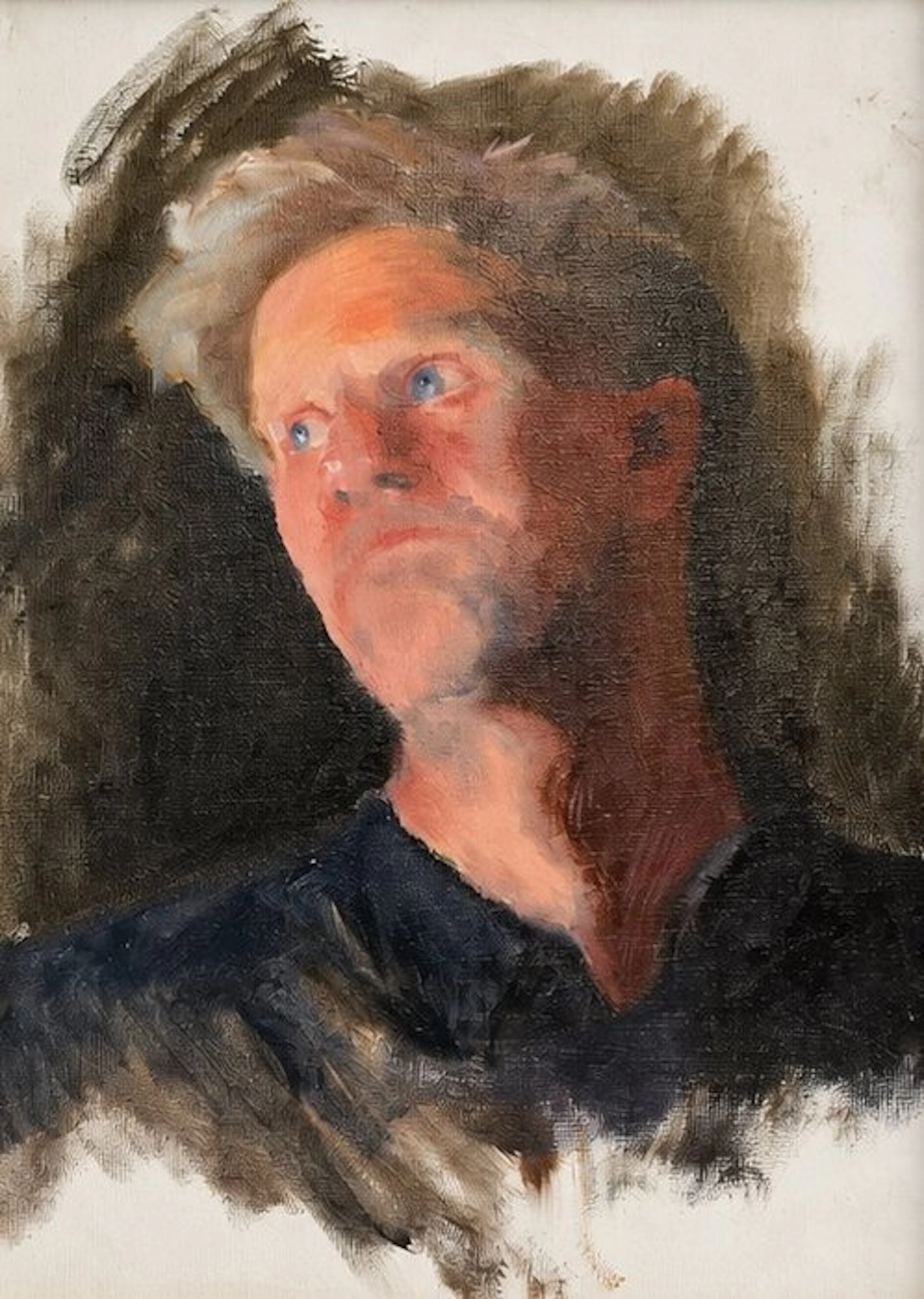 European school (XX) - Portrait Study of a Man