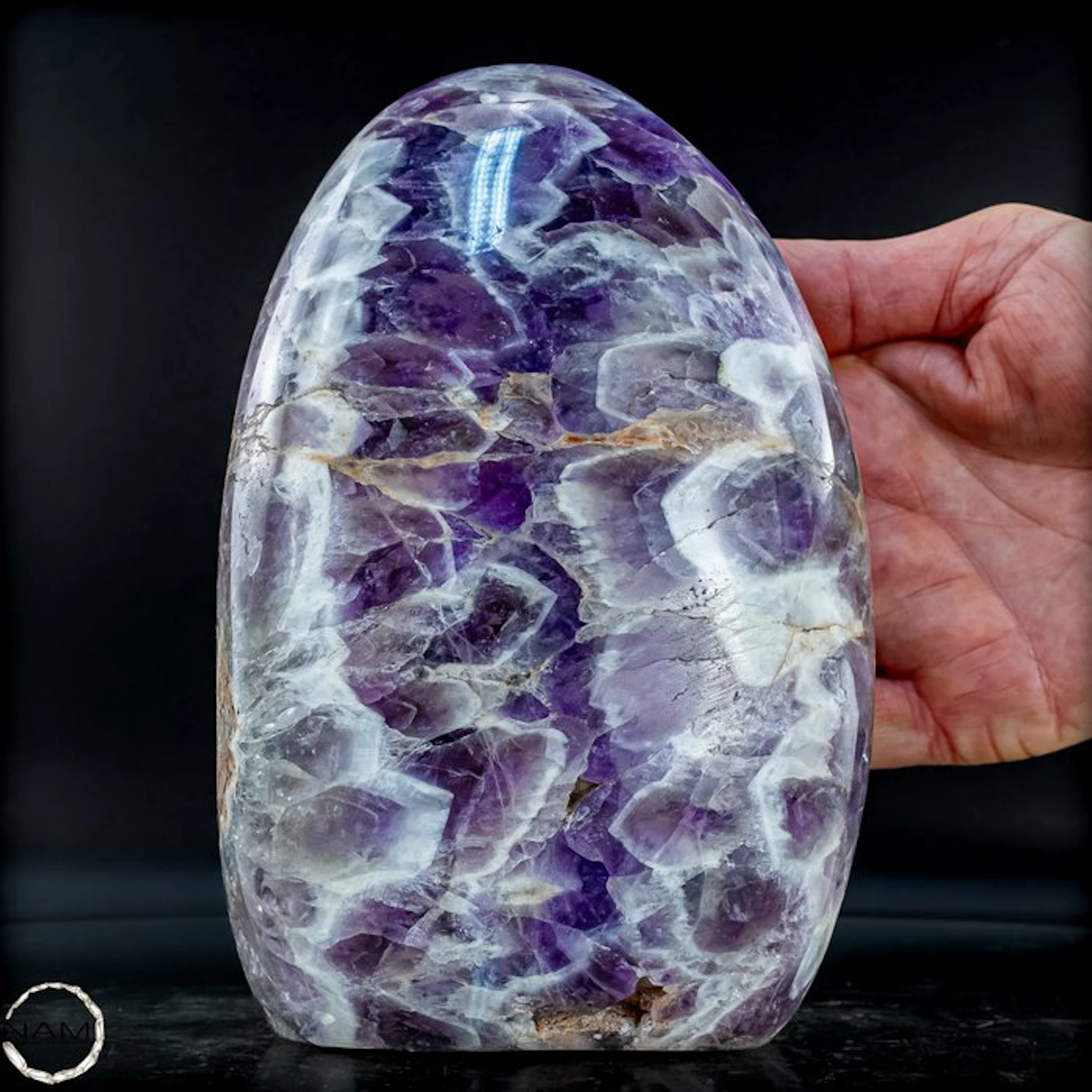 Natural Chevron Amethyst Freiform, Bolivia- 1866.39 g