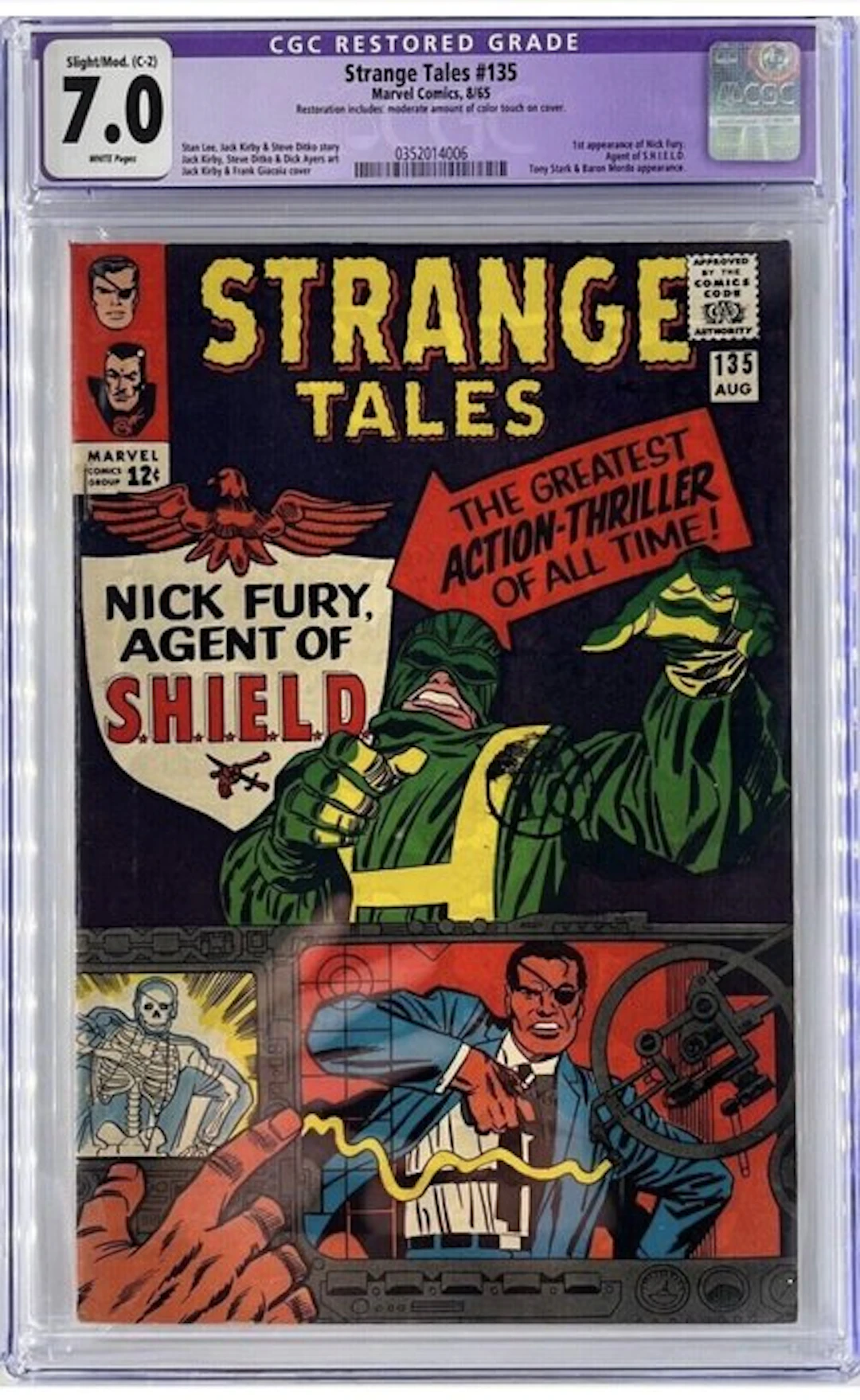 Strange Tales - #135 - 1st App Nick Fury S.H.I.E.L.D