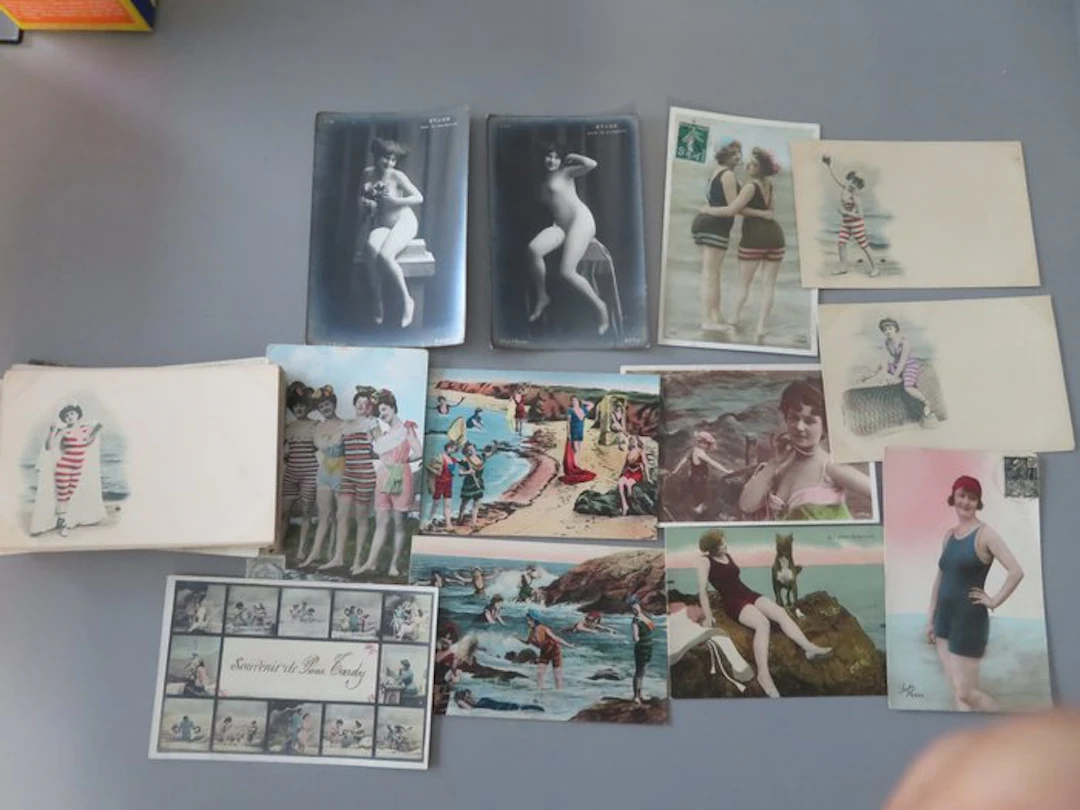 France - Fantasy - France 1900–1920 Swimsuits Bathing...