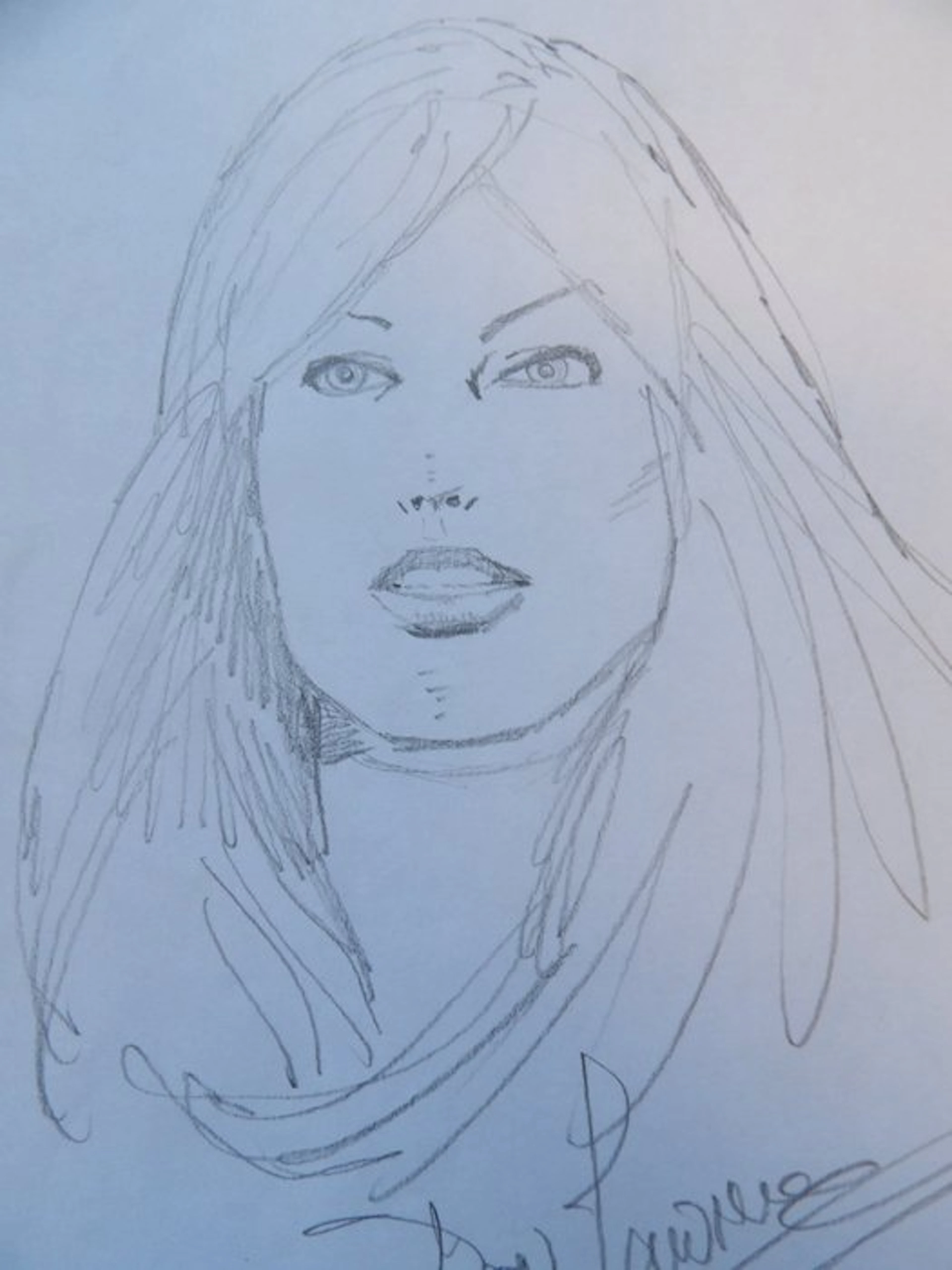 Don Lawrence - Storm - fantekening van Roodhaar op A-4...