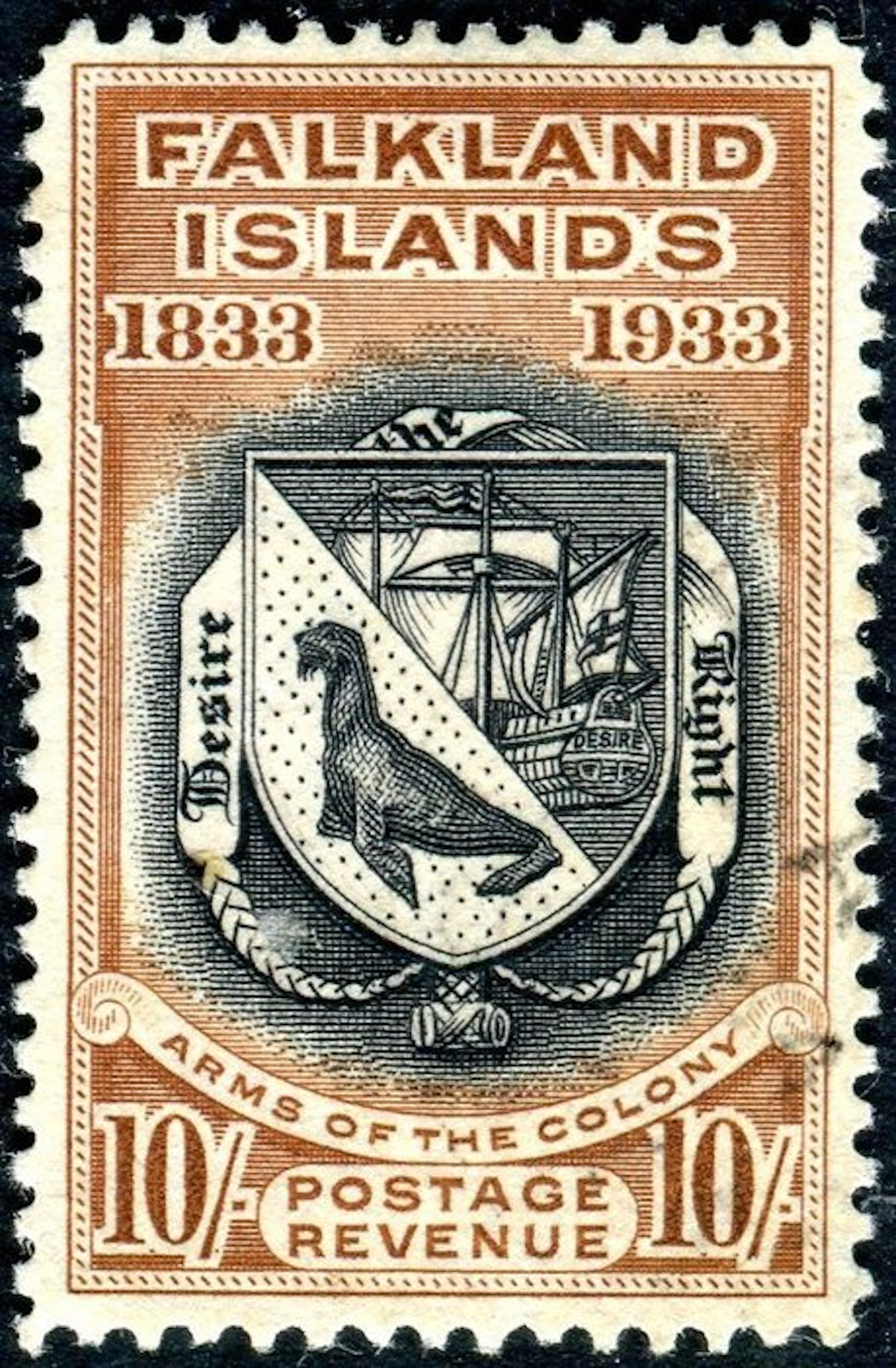 Falkland Islands 1933 - Centenary of British Administration