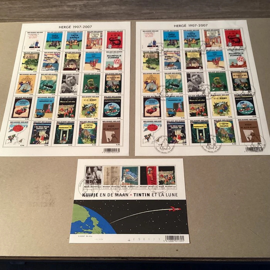 Belgium - Tintin set