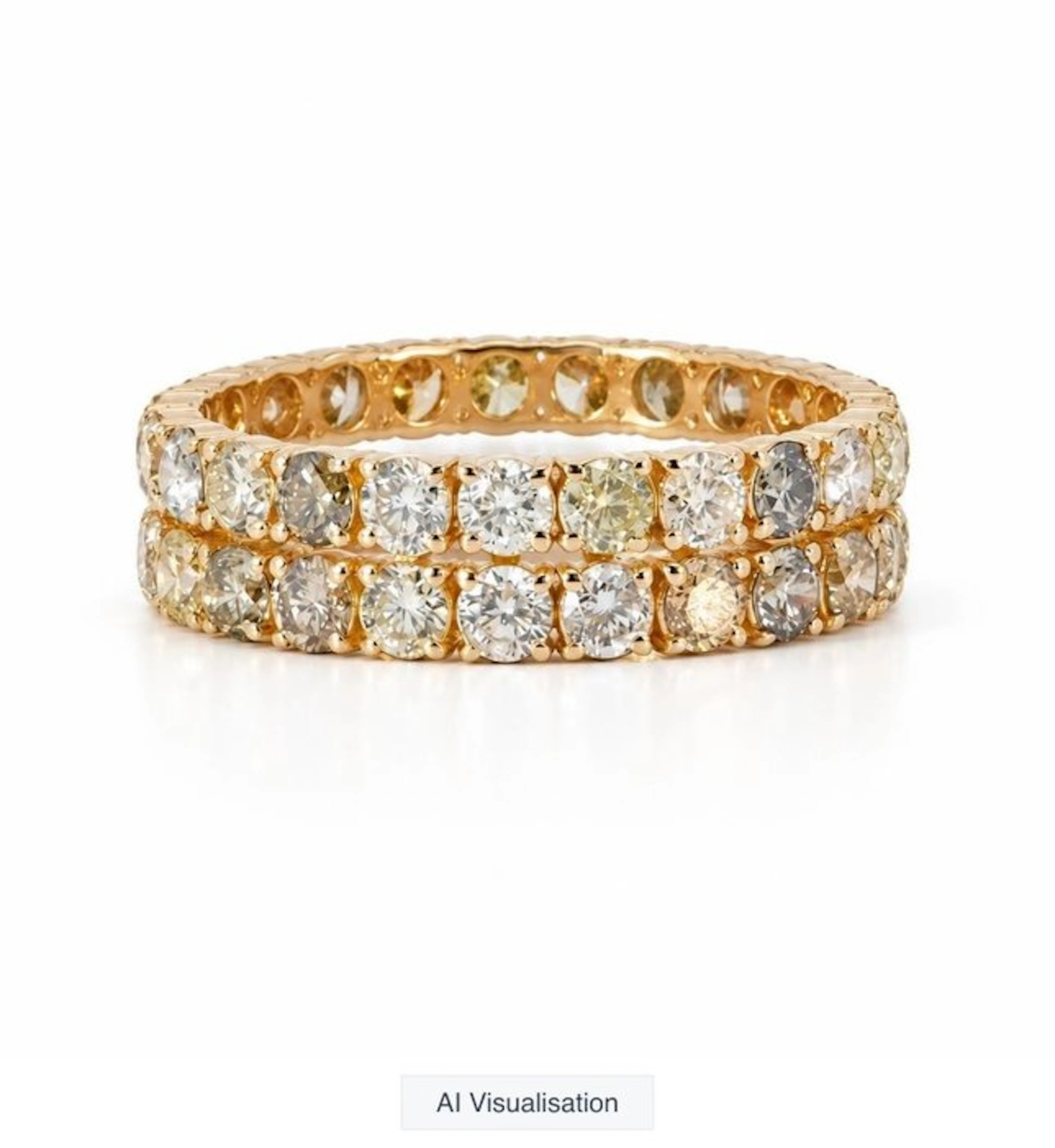 No reserve price - Ring - 14 kt