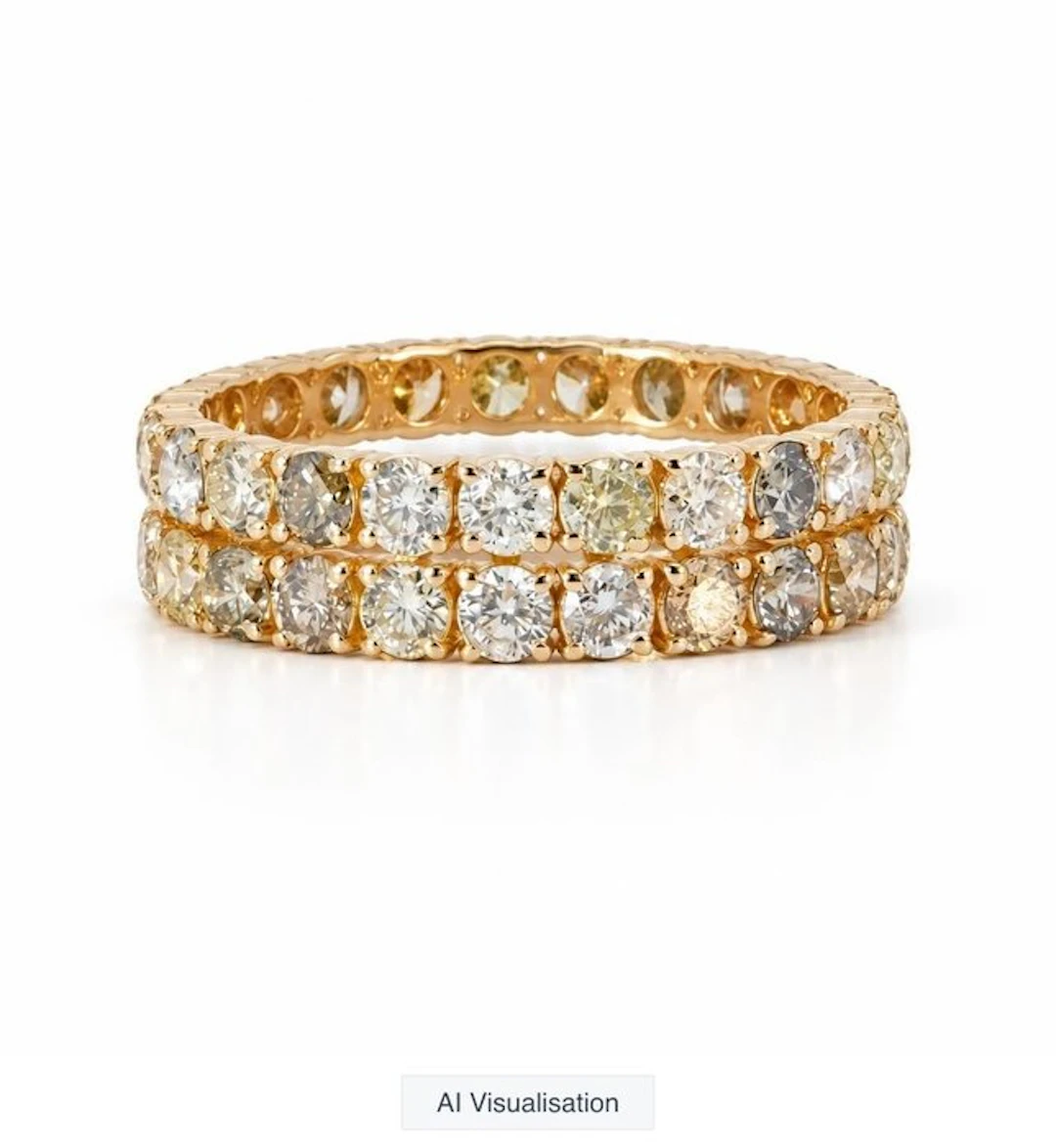 No reserve price - Ring - 14 kt