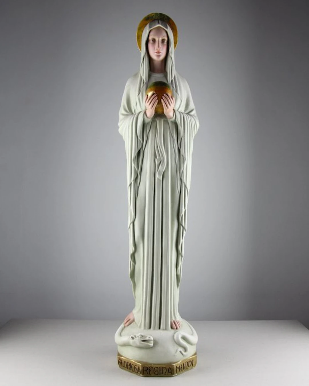 Dupon Brugge - Statue, 73cm - Mary Queen of the World - 73 cm - Plaster