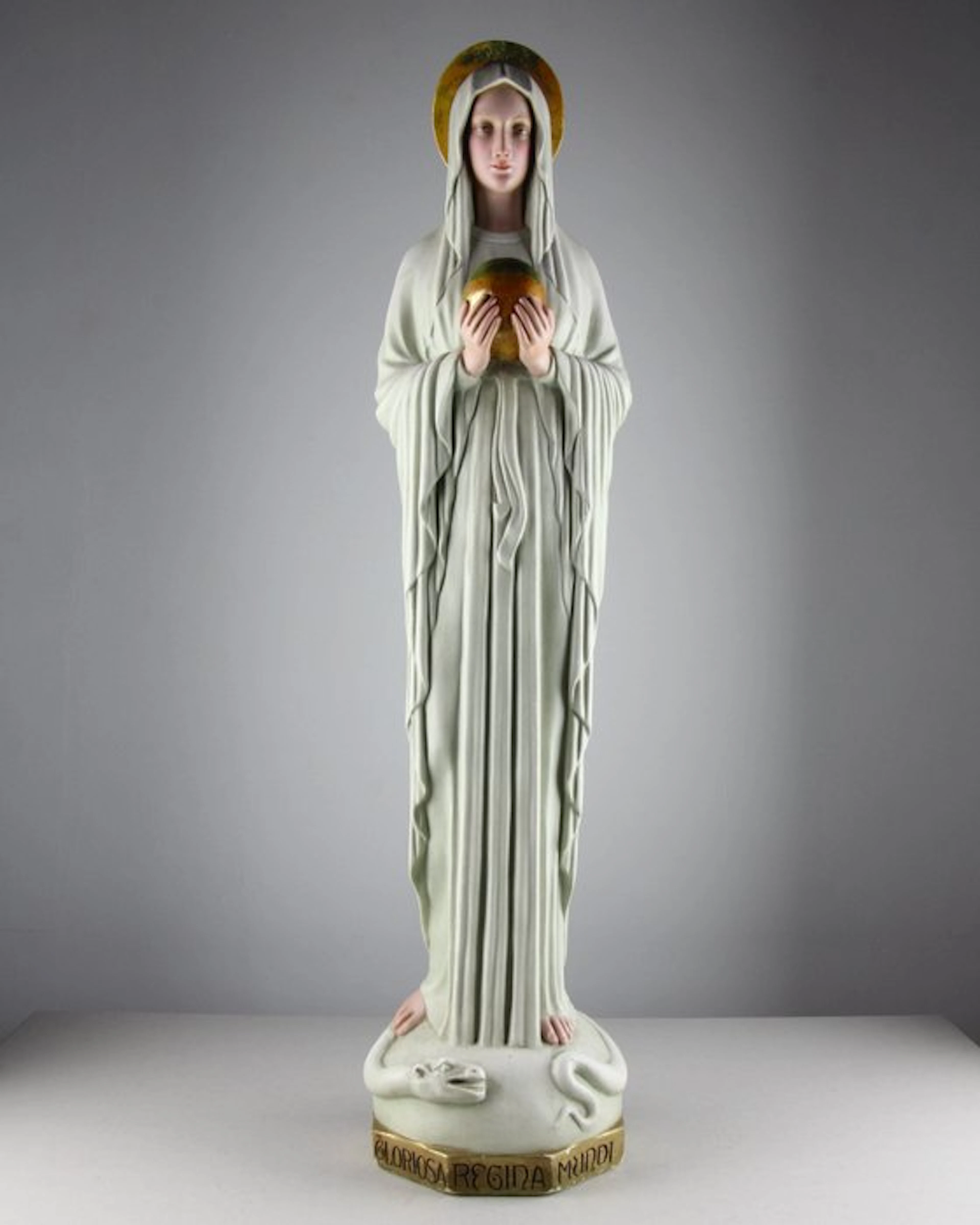 Dupon Brugge - Statue, 73cm - Mary Queen of the World - 73 cm - Plaster