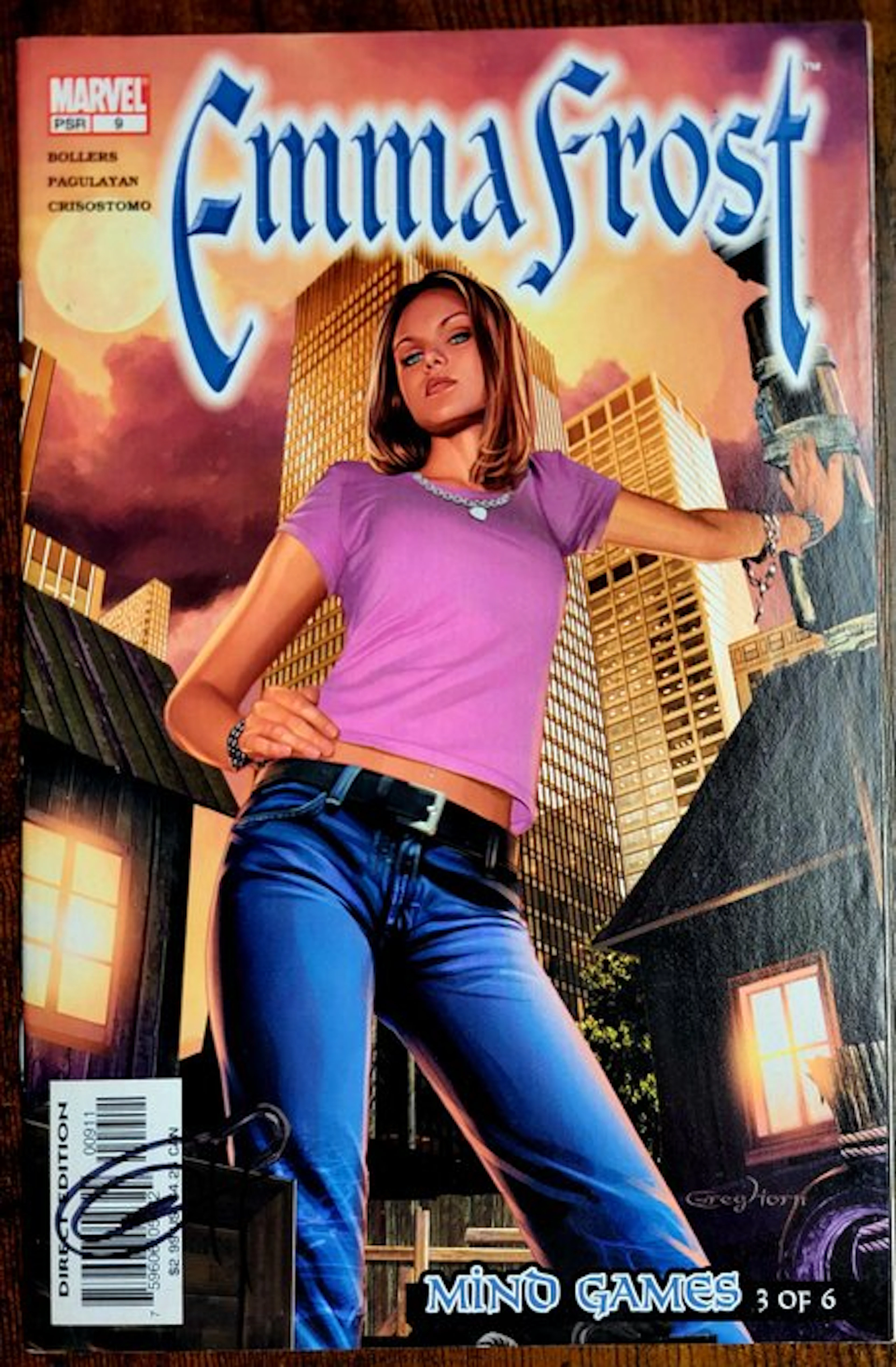 Emma Frost #9 - Signed by Greg Horn + COA and POA - 1...