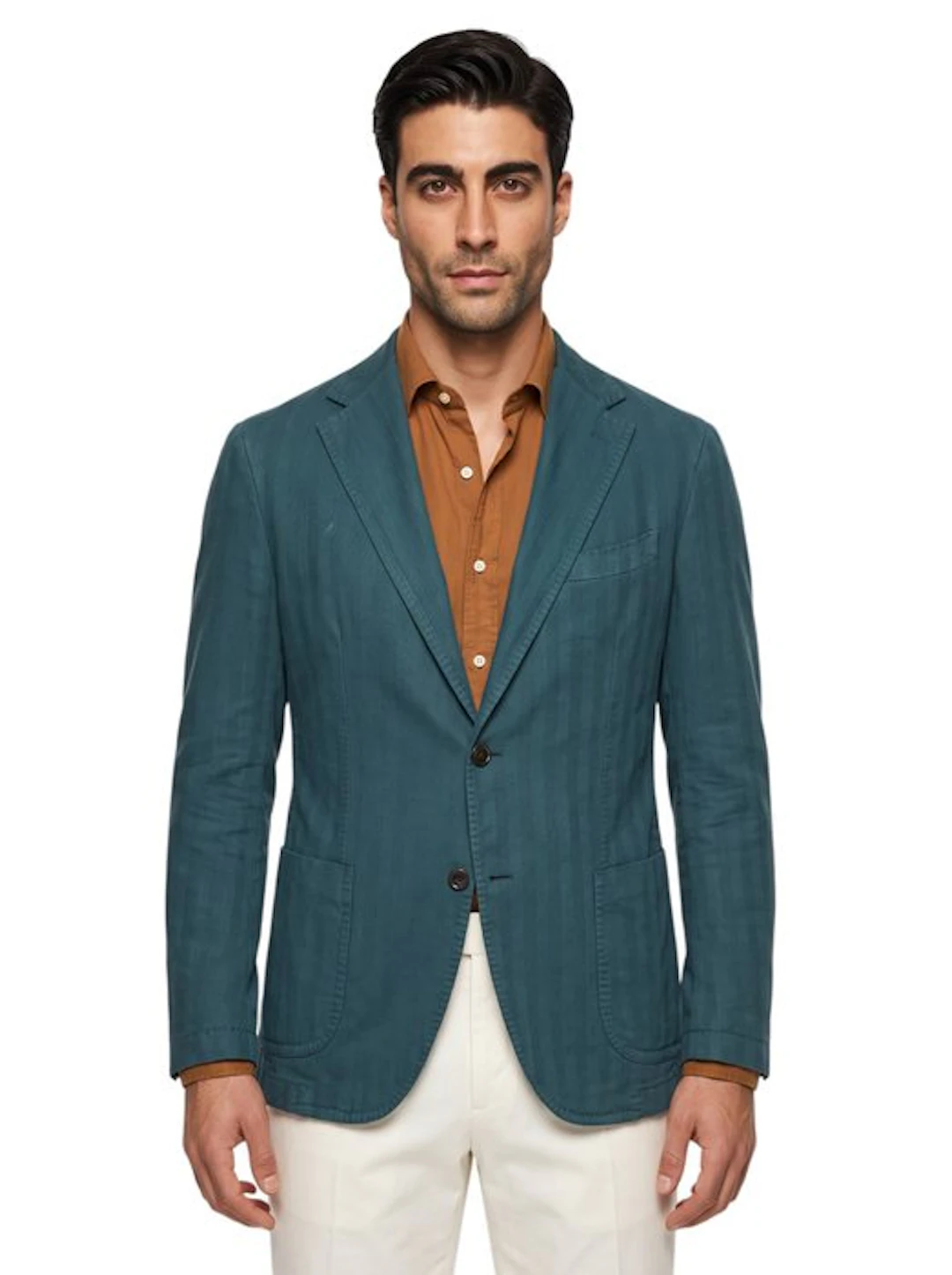 GIAMPAOLO - 54 IT - Blazer Jacket Blue Petroleum...