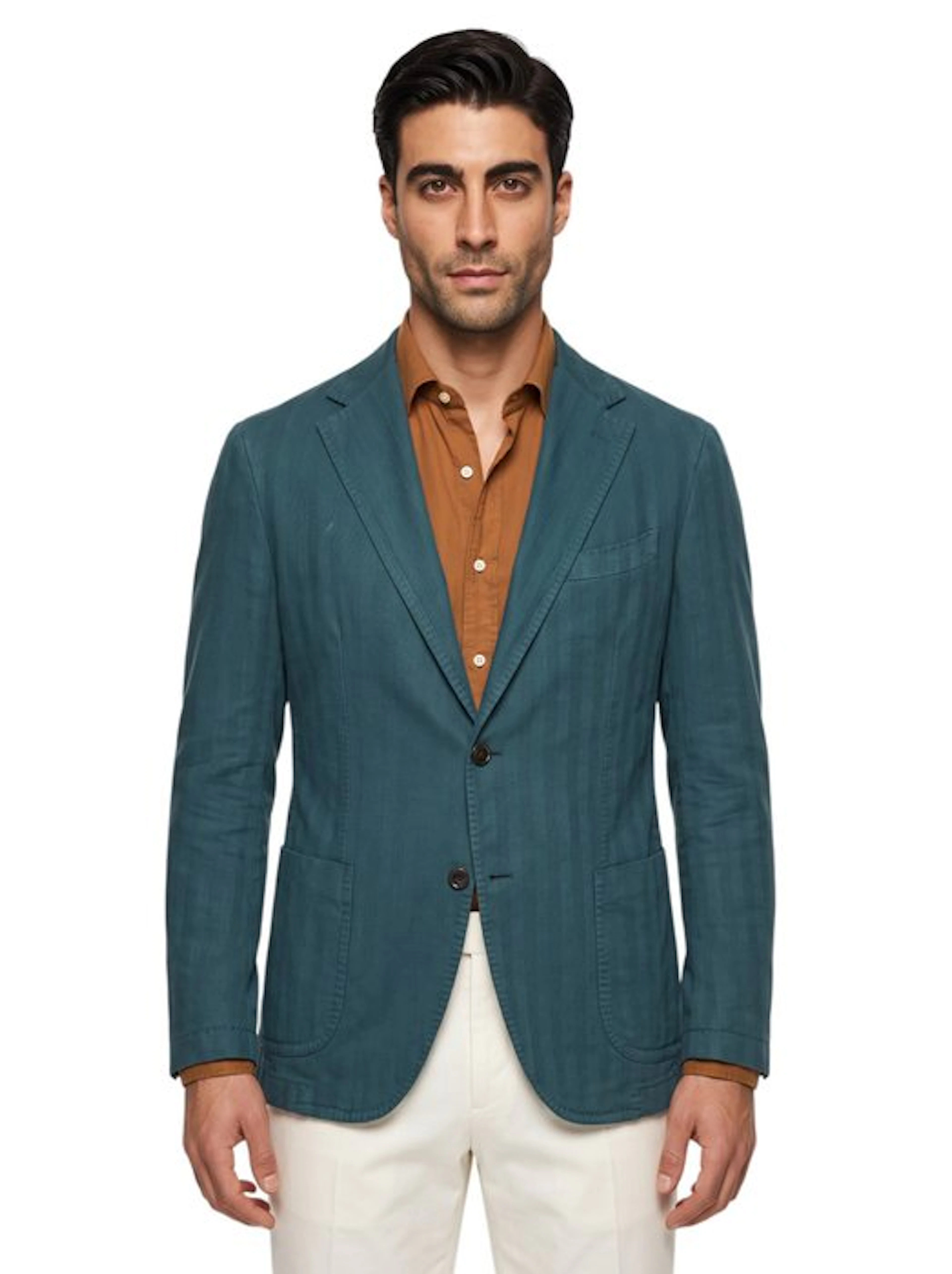 GIAMPAOLO - 54 IT - Blazer Jacket Blue Petroleum...