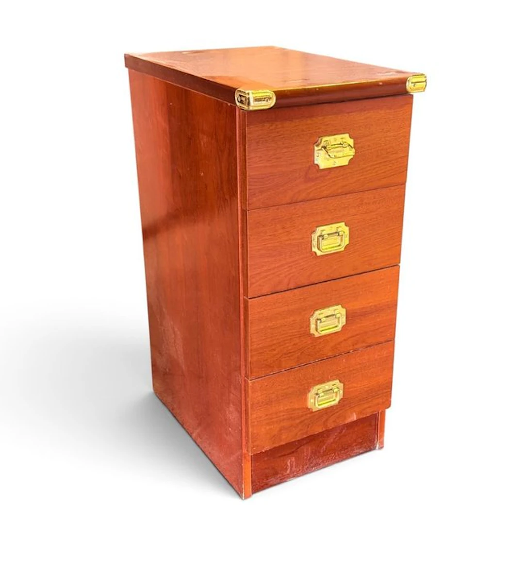 Chest of drawers - Wood, Brass - Marinera