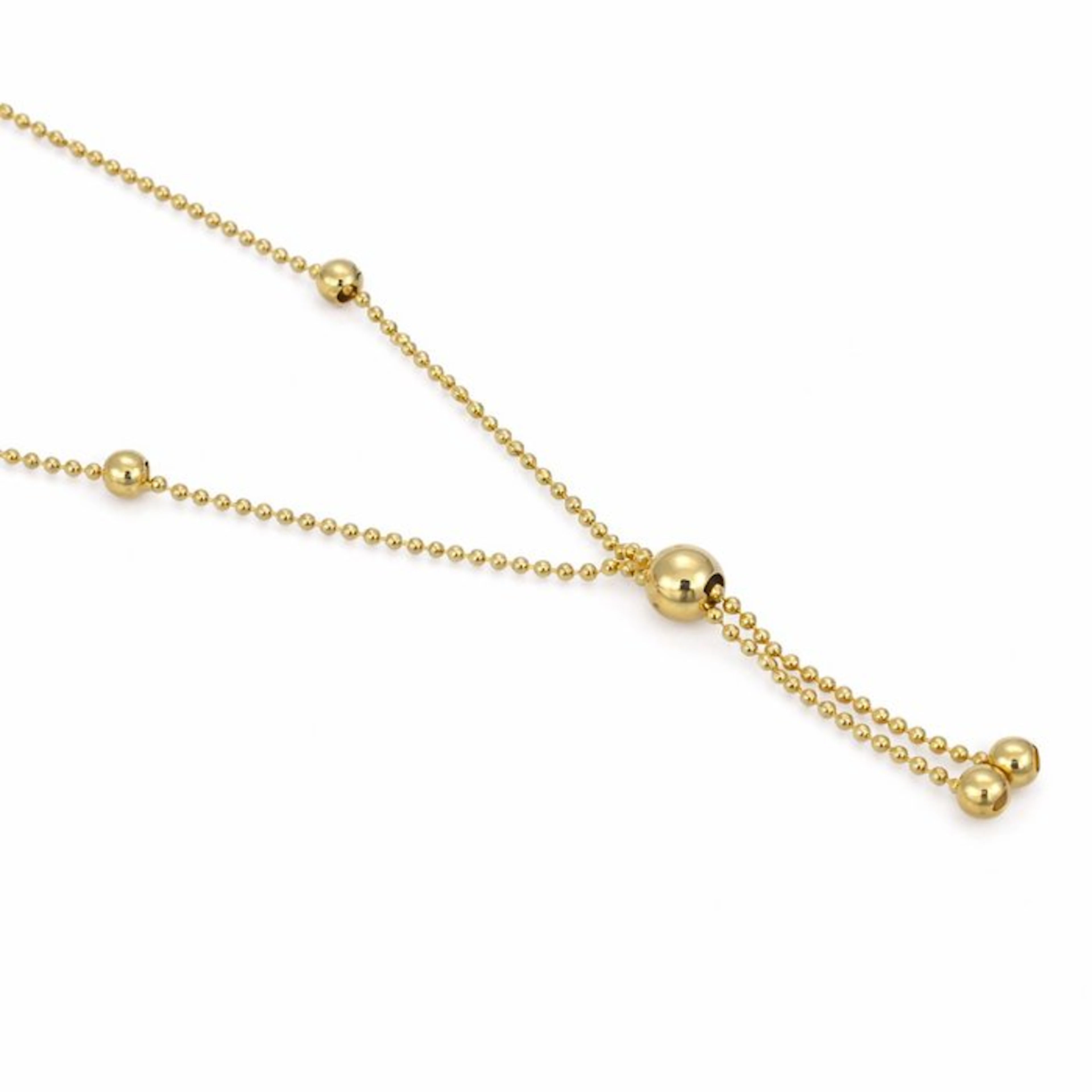 Necklace with pendant - 18 kt. Yellow gold - Made in Italy - Handmade