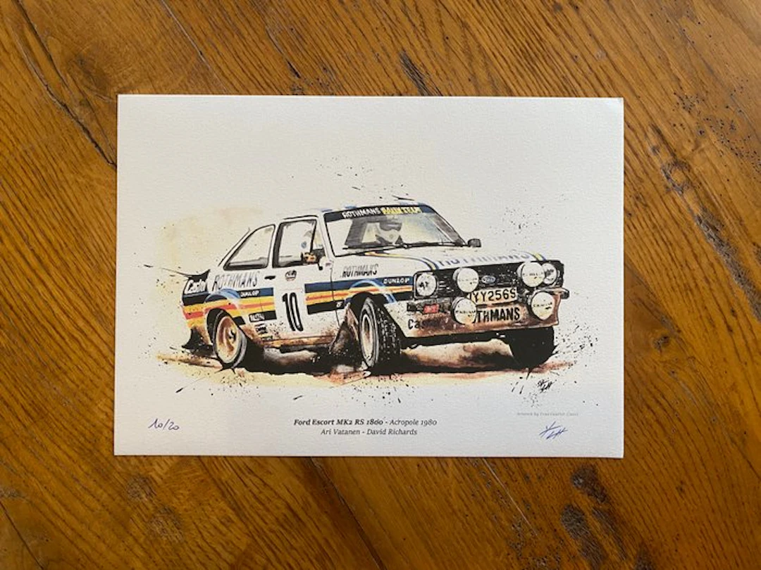 Yvan Courtet - Ford Escort MK2 Rs 1800