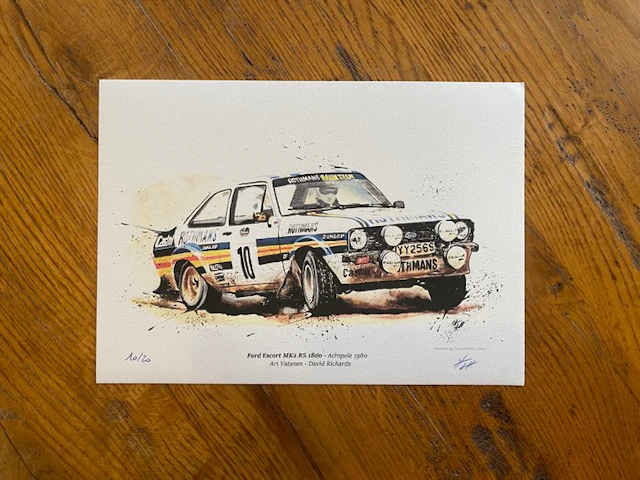 Yvan Courtet - Ford Escort MK2 Rs 1800