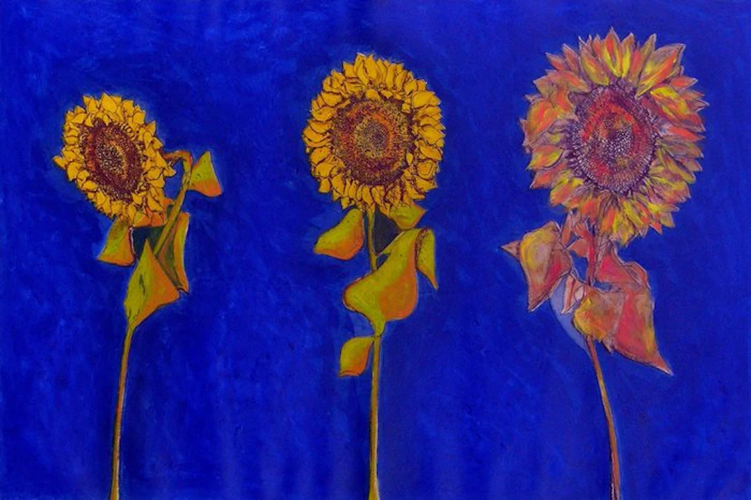 Ermanno Barovero (1956) - Girasoli Blu XXL