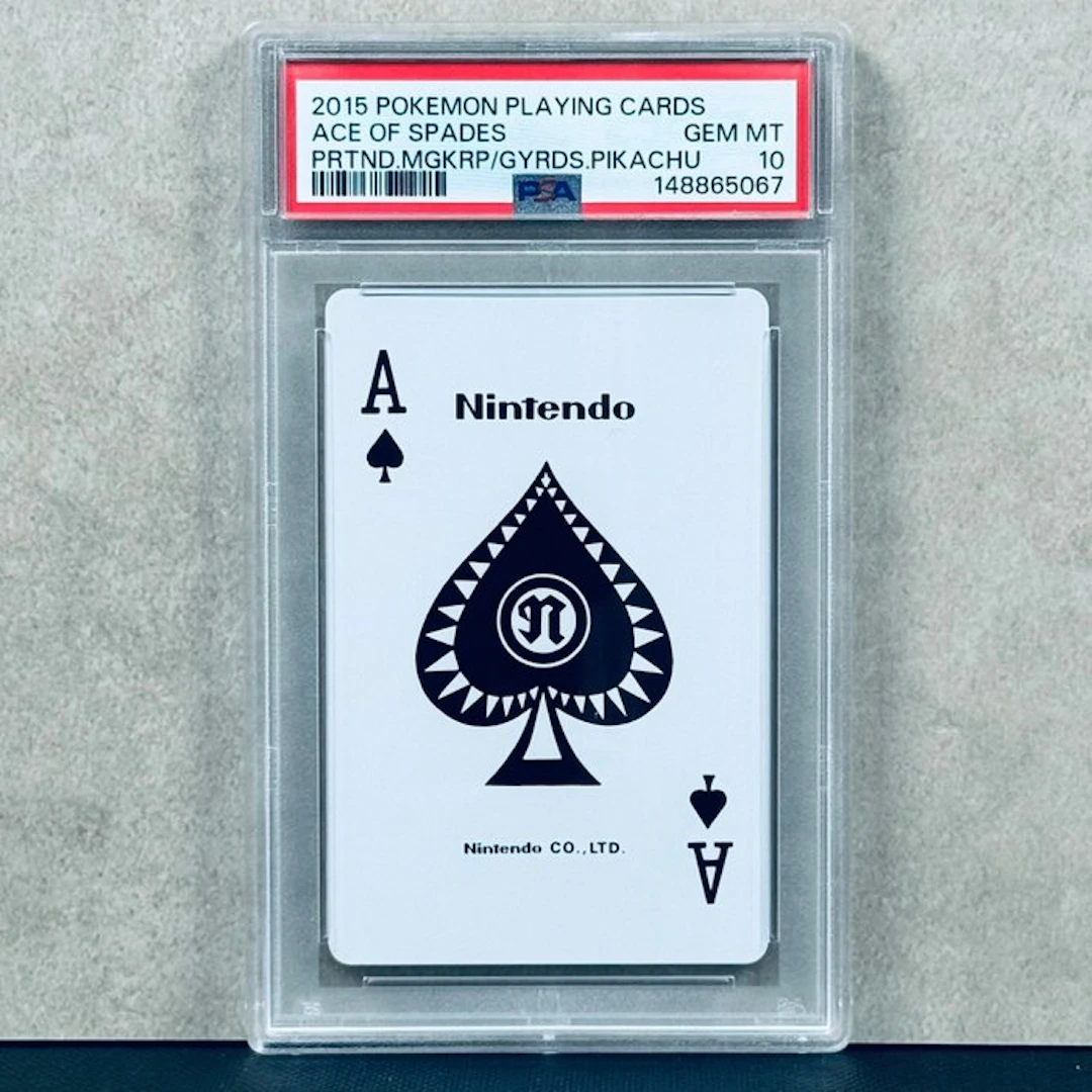Pokémon Graded card - ACE OF SPADES PIKACHU PRETEND...