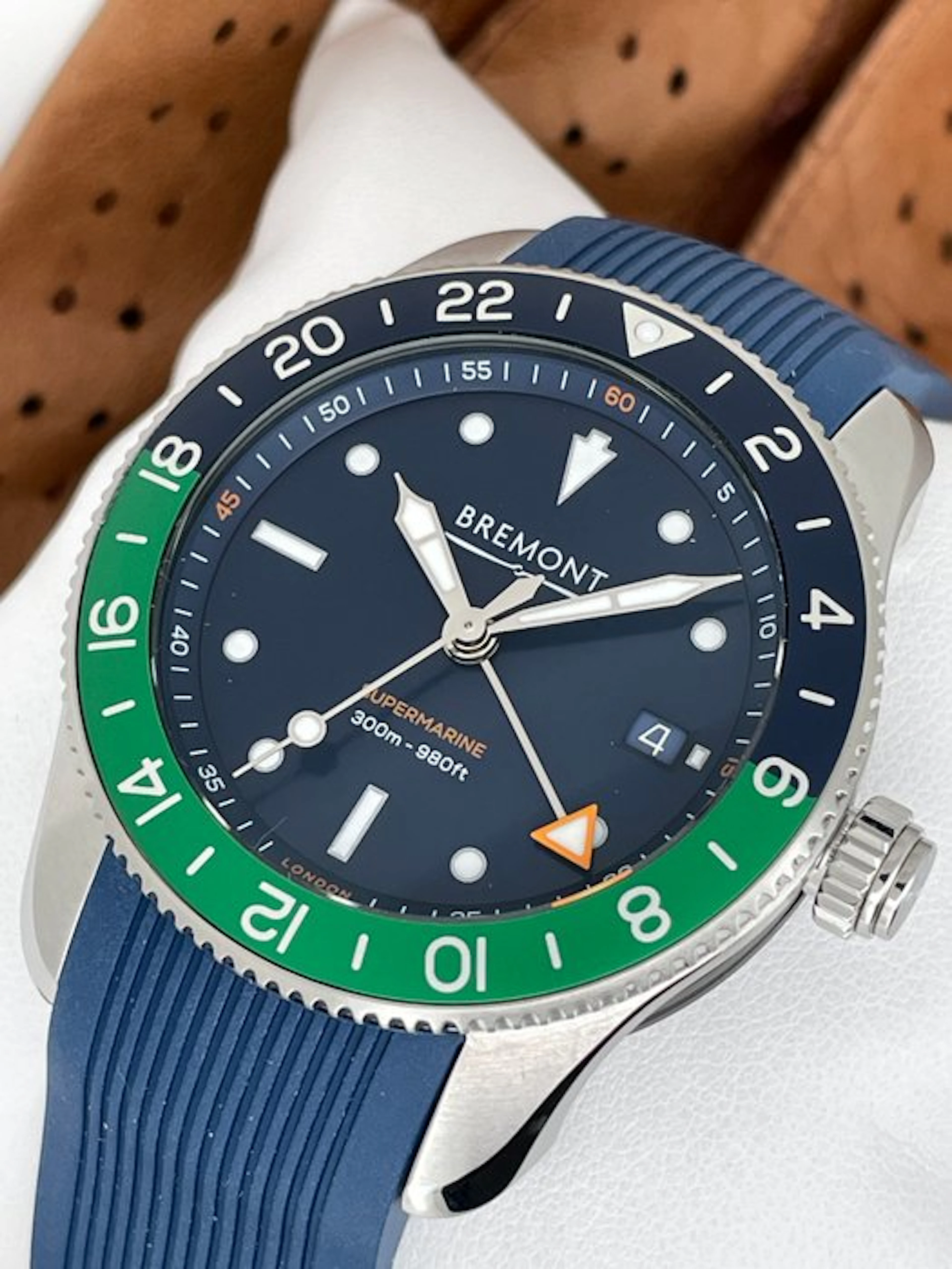 Bremont - Supermarine GMT Automatic - S302-BLGN-R-S - Men - 2020-2025