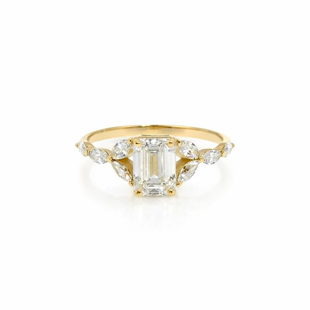 No reserve price - Ring - 14 kt