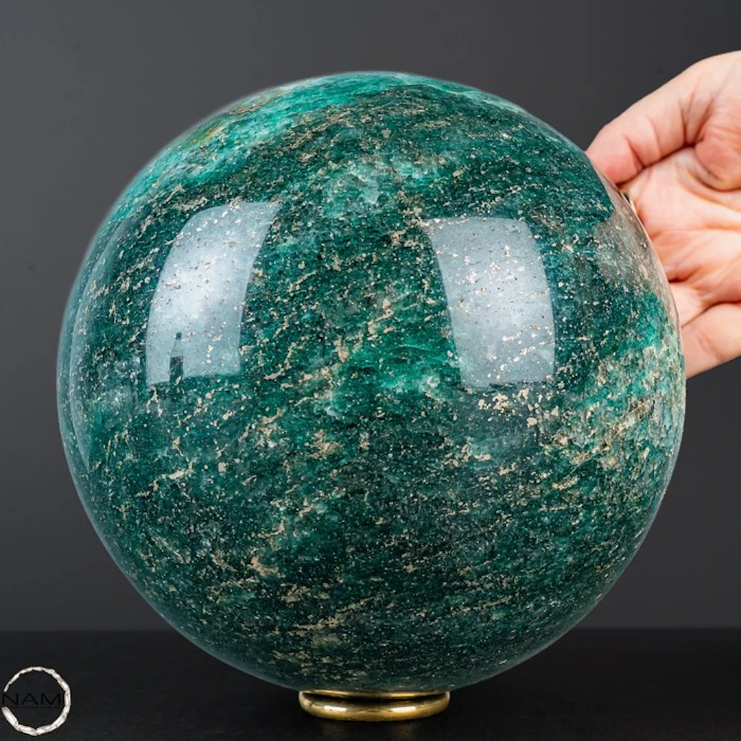 Green Aventurine Sphere – Natural elegance in rich green Sphere- 6462.12 g