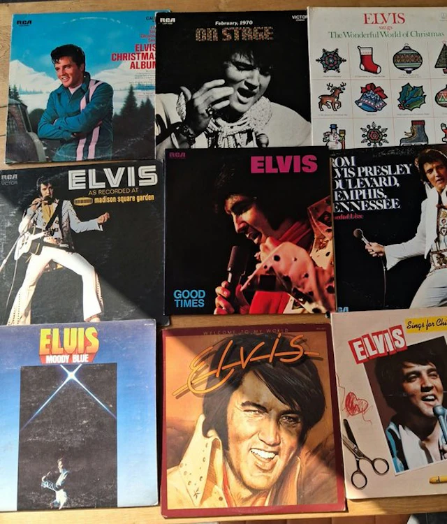 Elvis Presley - 9 X original US pressings 1970 - 1978...