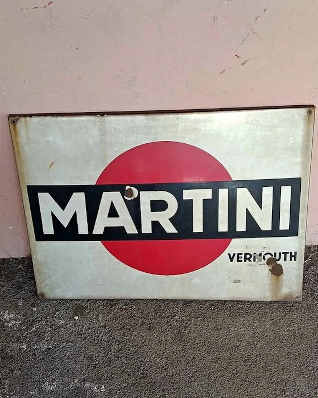 Martini Vermouth - Sign - Steel