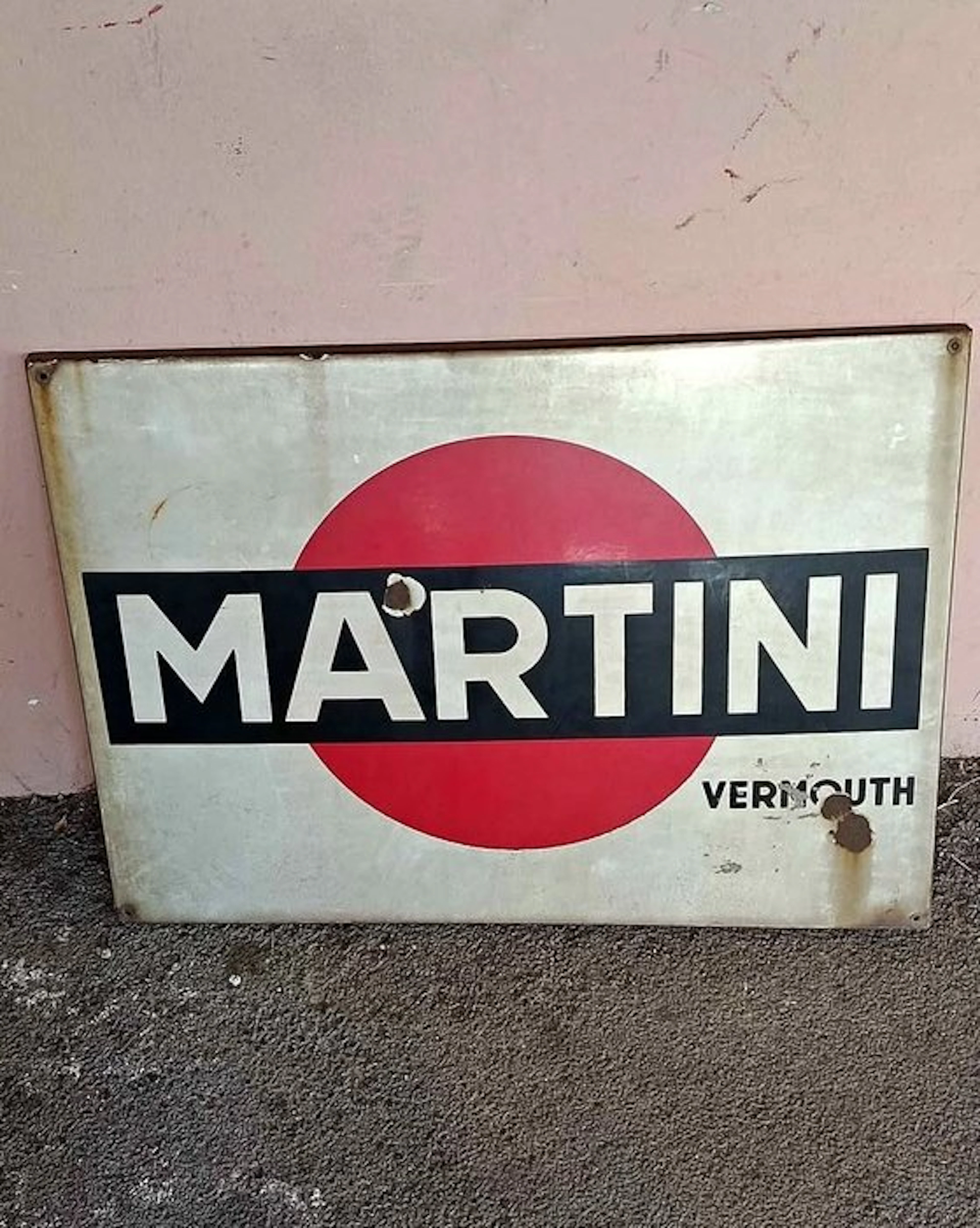 Martini Vermouth - Sign - Steel