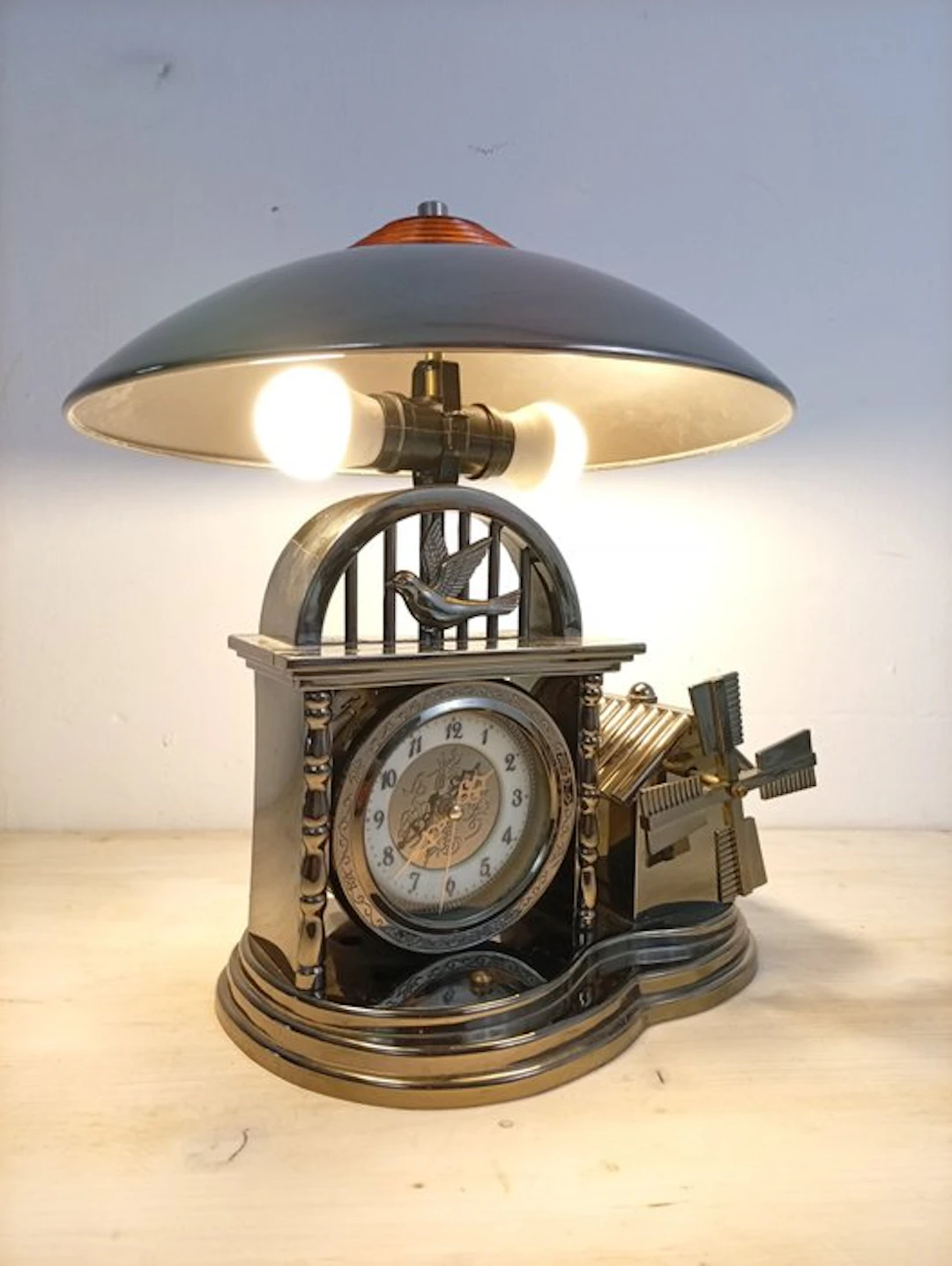 Table lamp - Metal, Chrome plated, Plastic