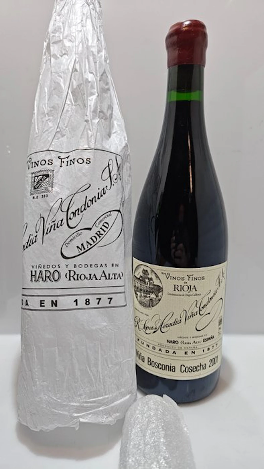 2001 R. López de Heredia, Viña Bosconia - Rioja Gran Reserva - 1 Bottle (0.75L)
