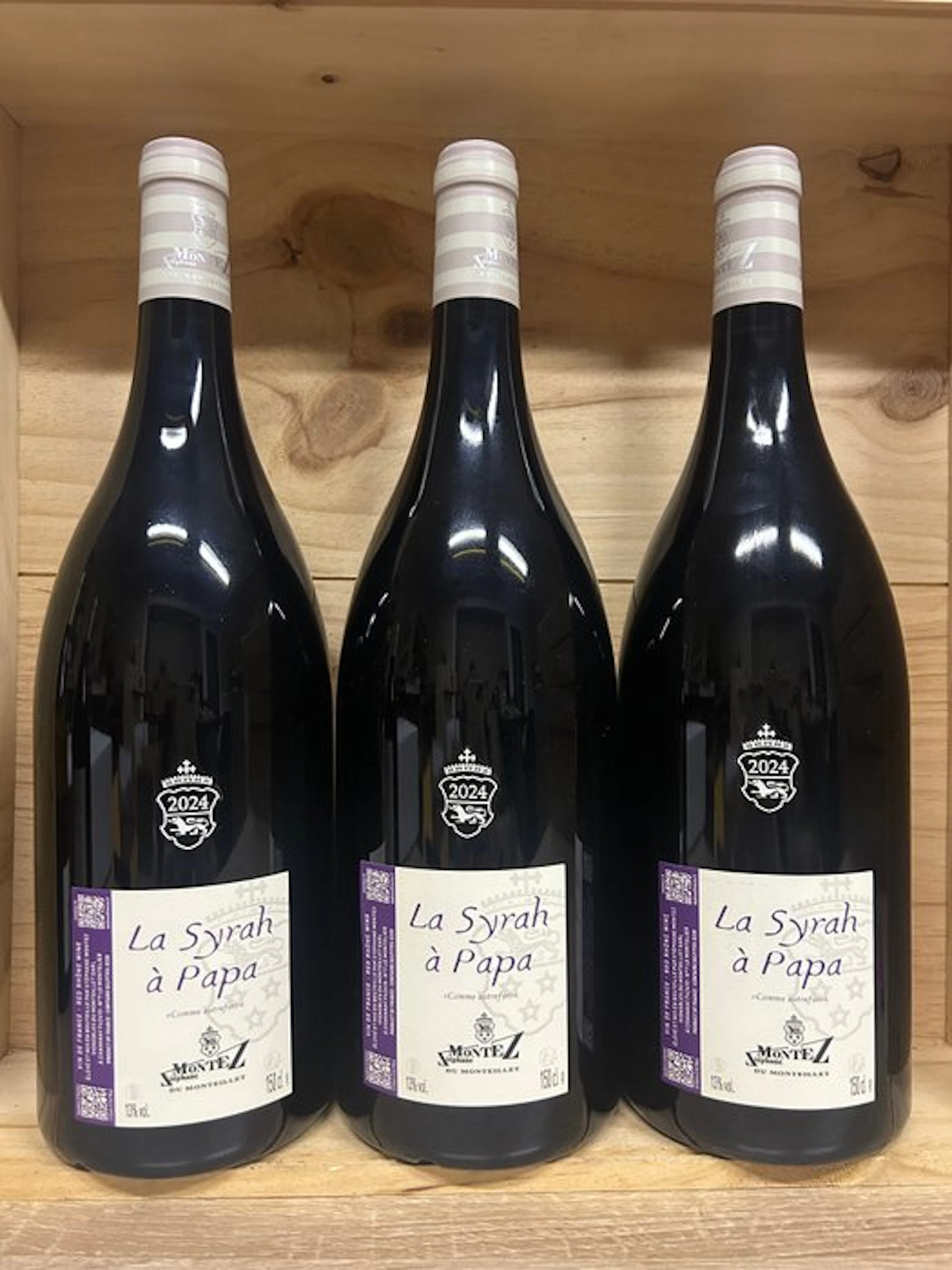 2024 Stéphane Montez : Magnums Syrah à Papa - Rhône - 3 Magnums (1.5L)