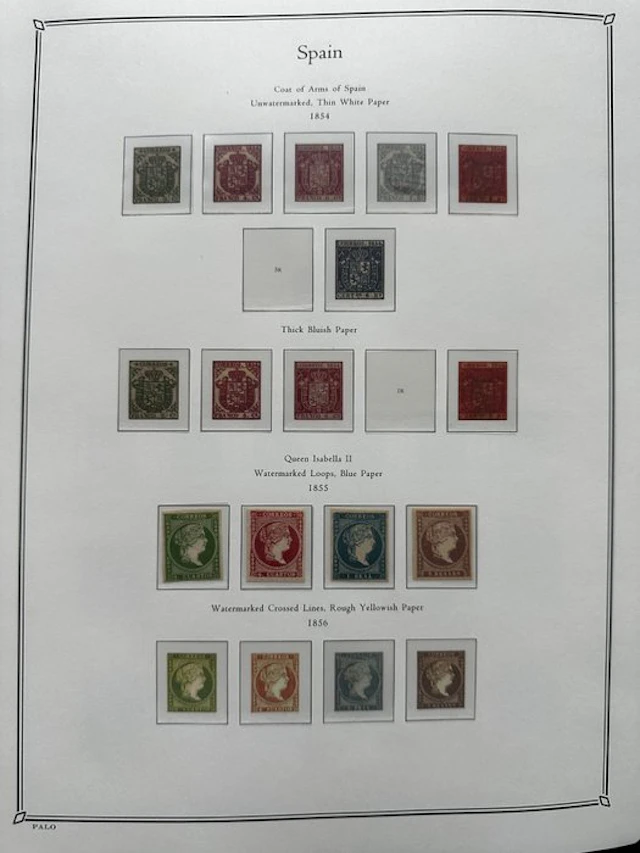 Spain 1850/1940 - Stamp collection *** Spain 1850-1940