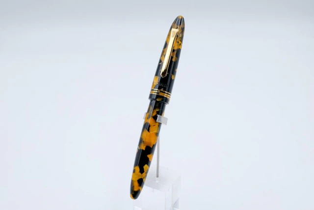 Tibaldi - Bononia - Leopard - Gold Plated Trims - (TBLEOR2) - Roller ball pen