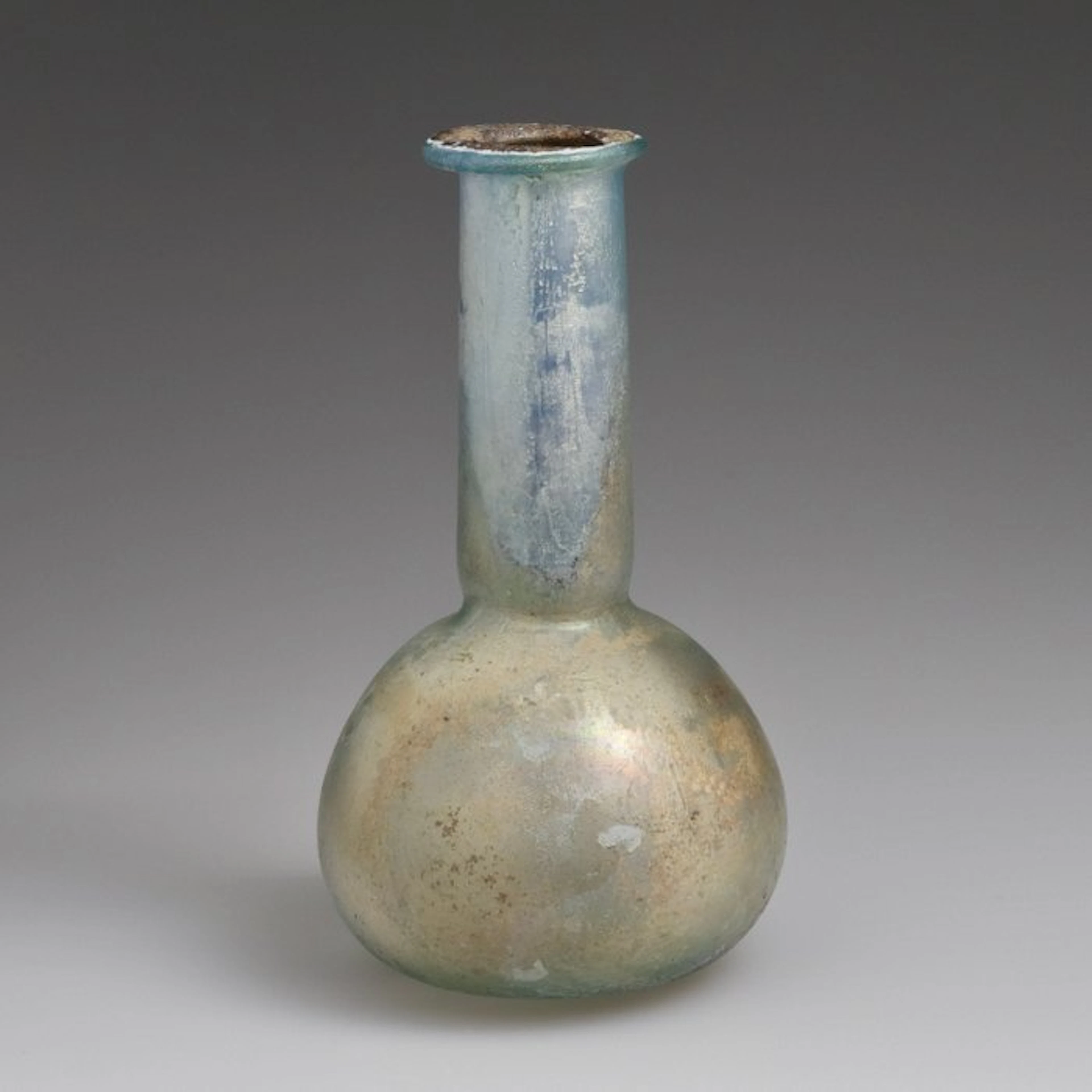 Ancient Roman Glass Perfume bottle - 122 mm