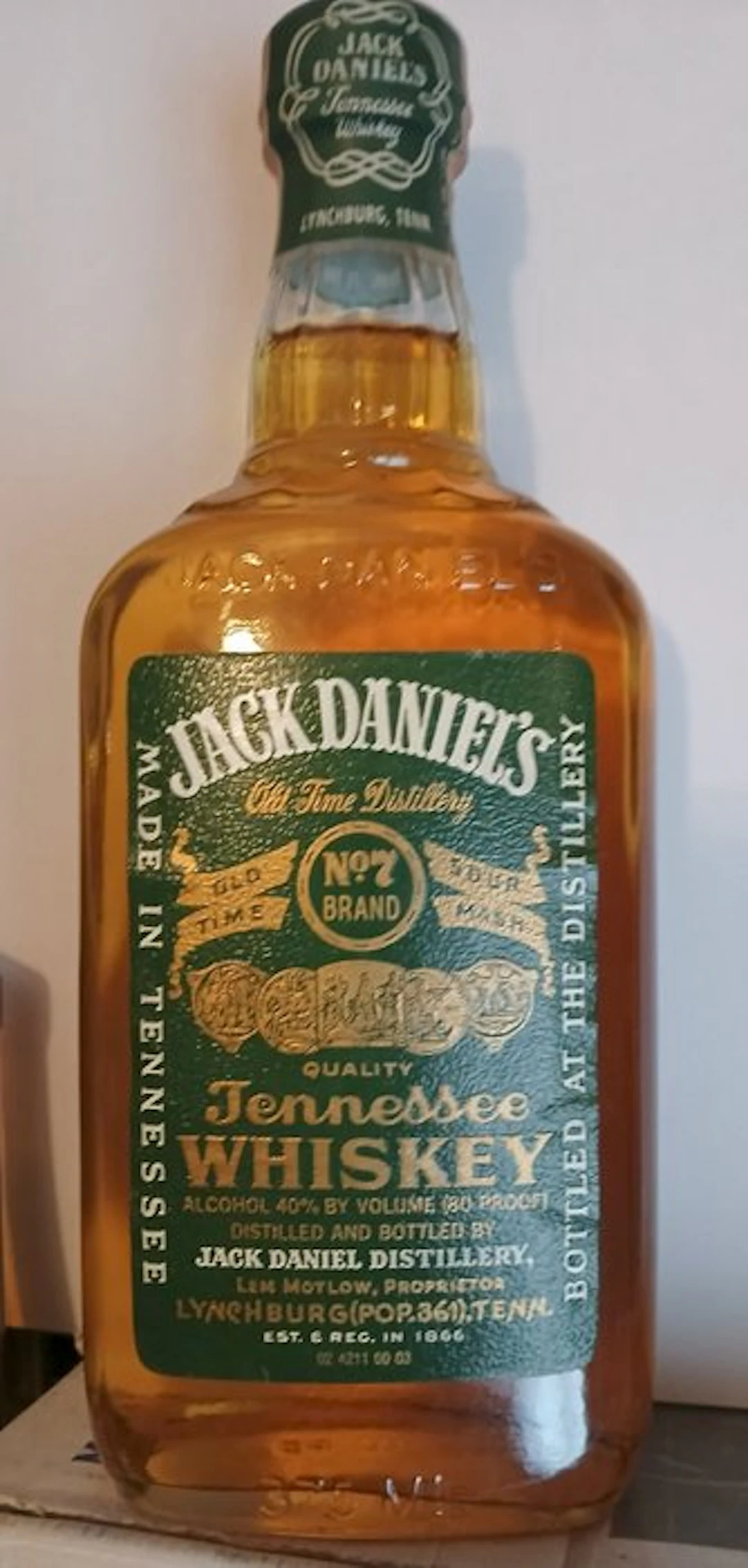 Jack Daniel's Green Label - b. 1980s - 37.5cl