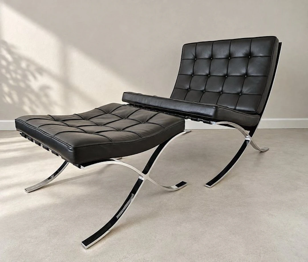 Knoll - Ludwig Mies van der Rohe - Lounge chair with...