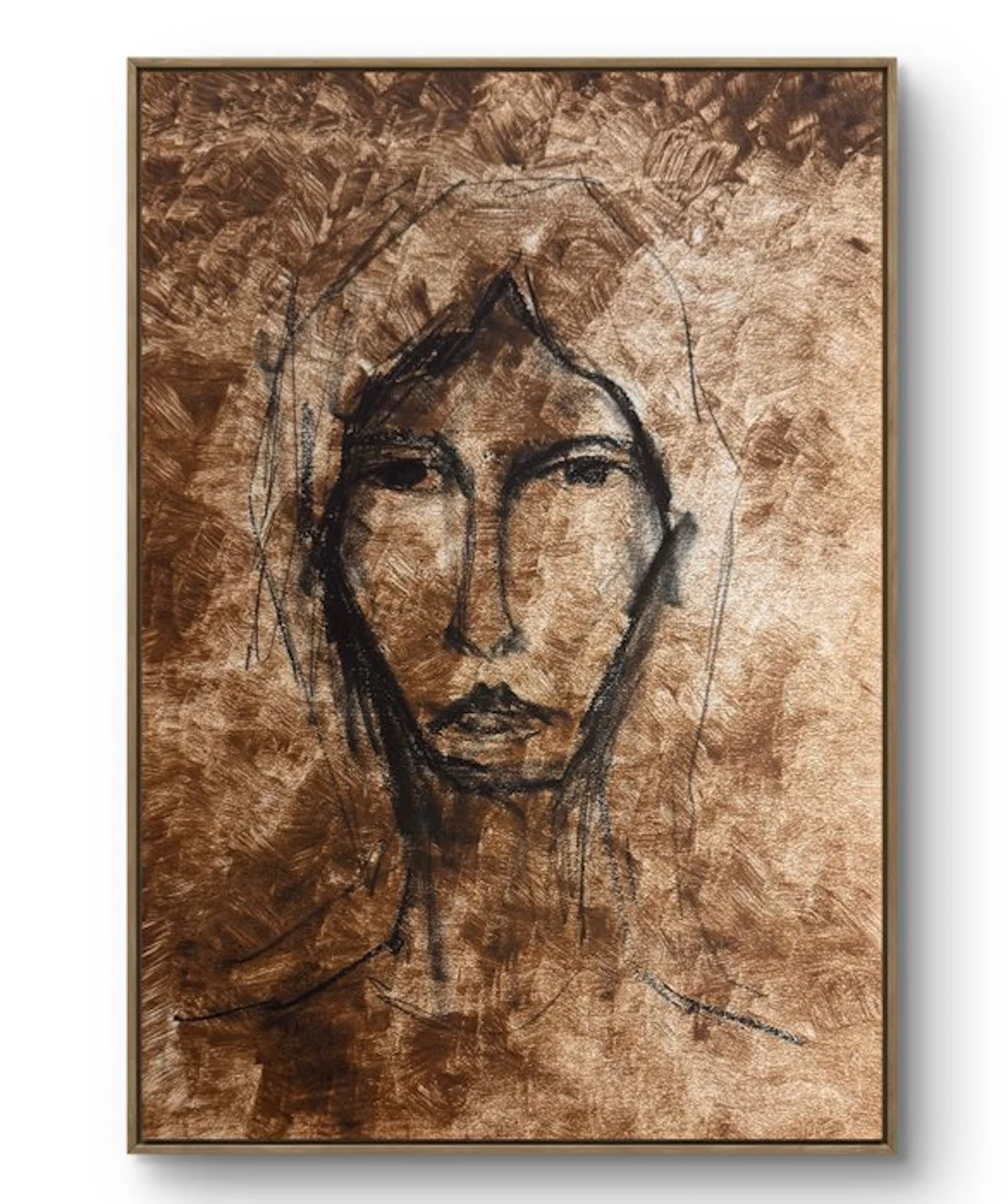 Jean-Marie Planque (1932-1992) - Portrait de femme - 1970