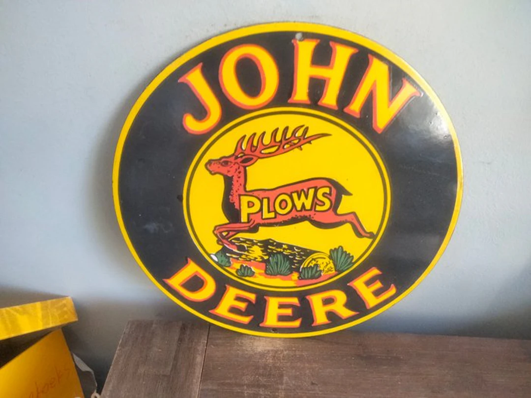 John Deere - Advertising sign - Enamel
