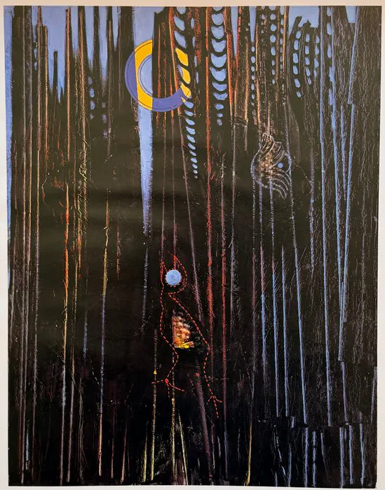 Max Ernst (1891-1976) - Forêt, Soleil, Oiseaux