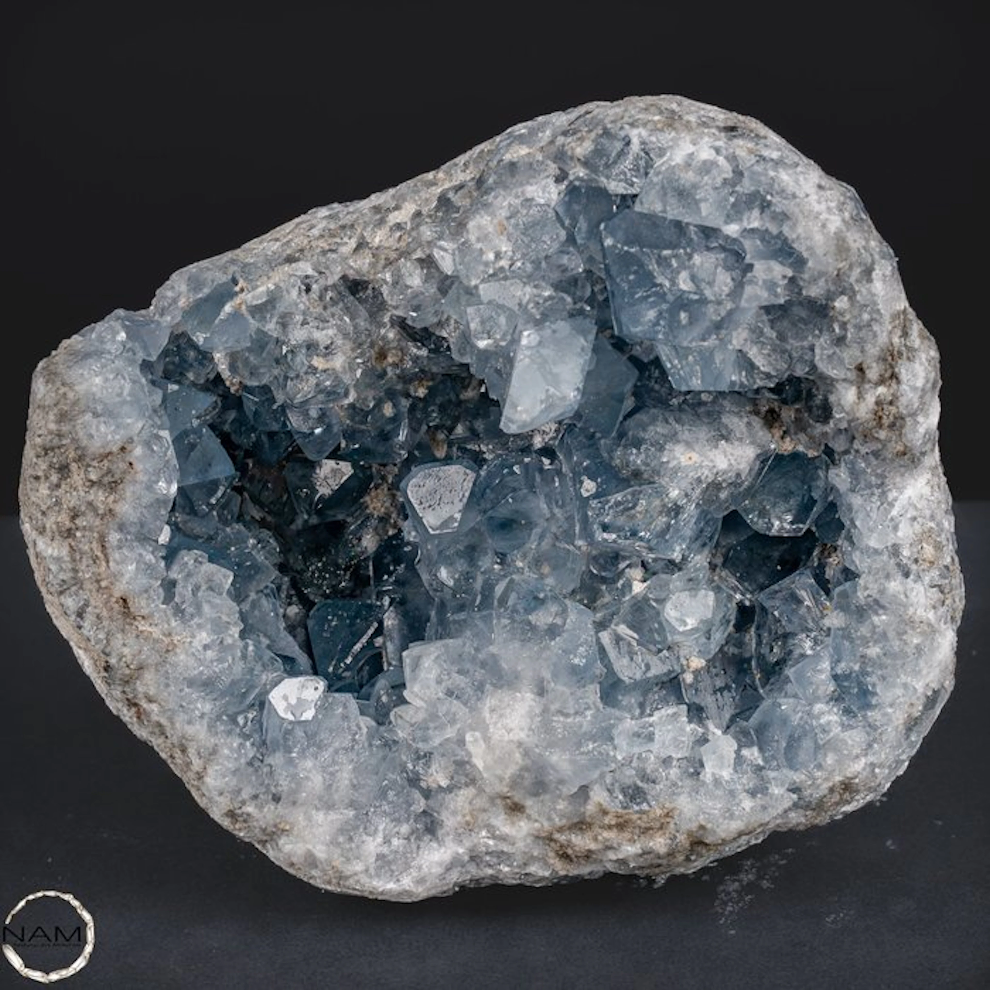 First Quality Natural Celestite Geode- 3360.15 g