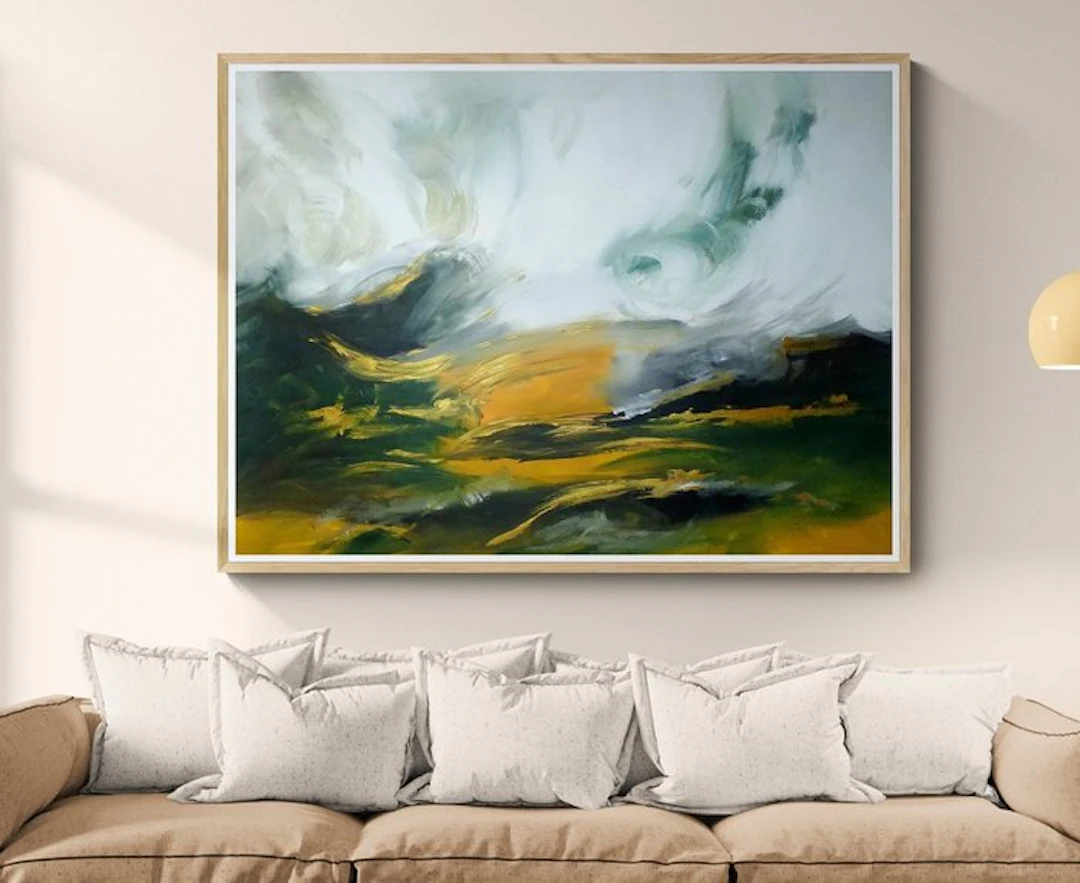 Floria Rey - Green Landscape XXL