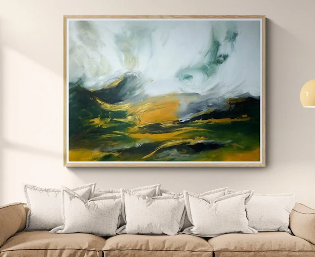 Floria Rey - Green Landscape XXL