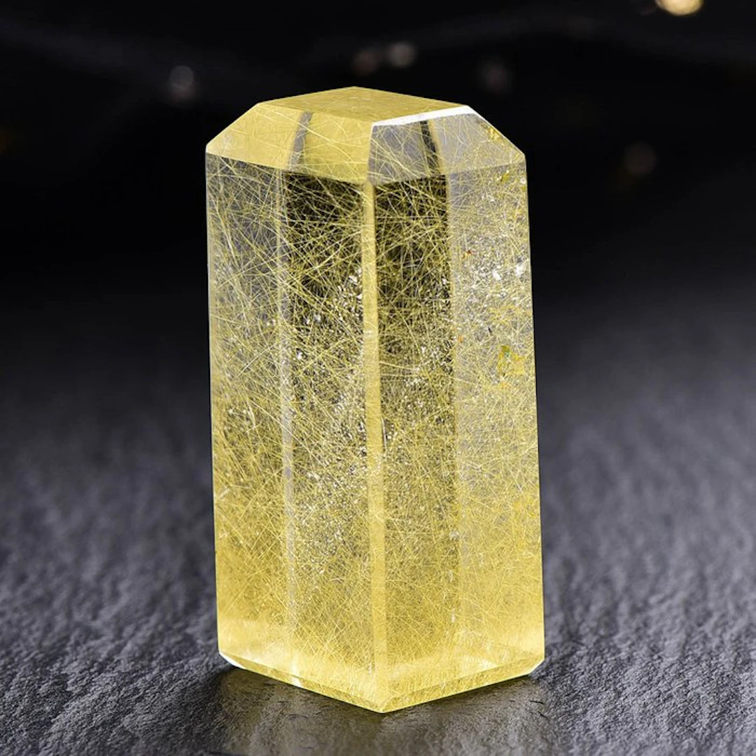 ALGT Certified - Masterful Natural Rutilated Quartz - An...