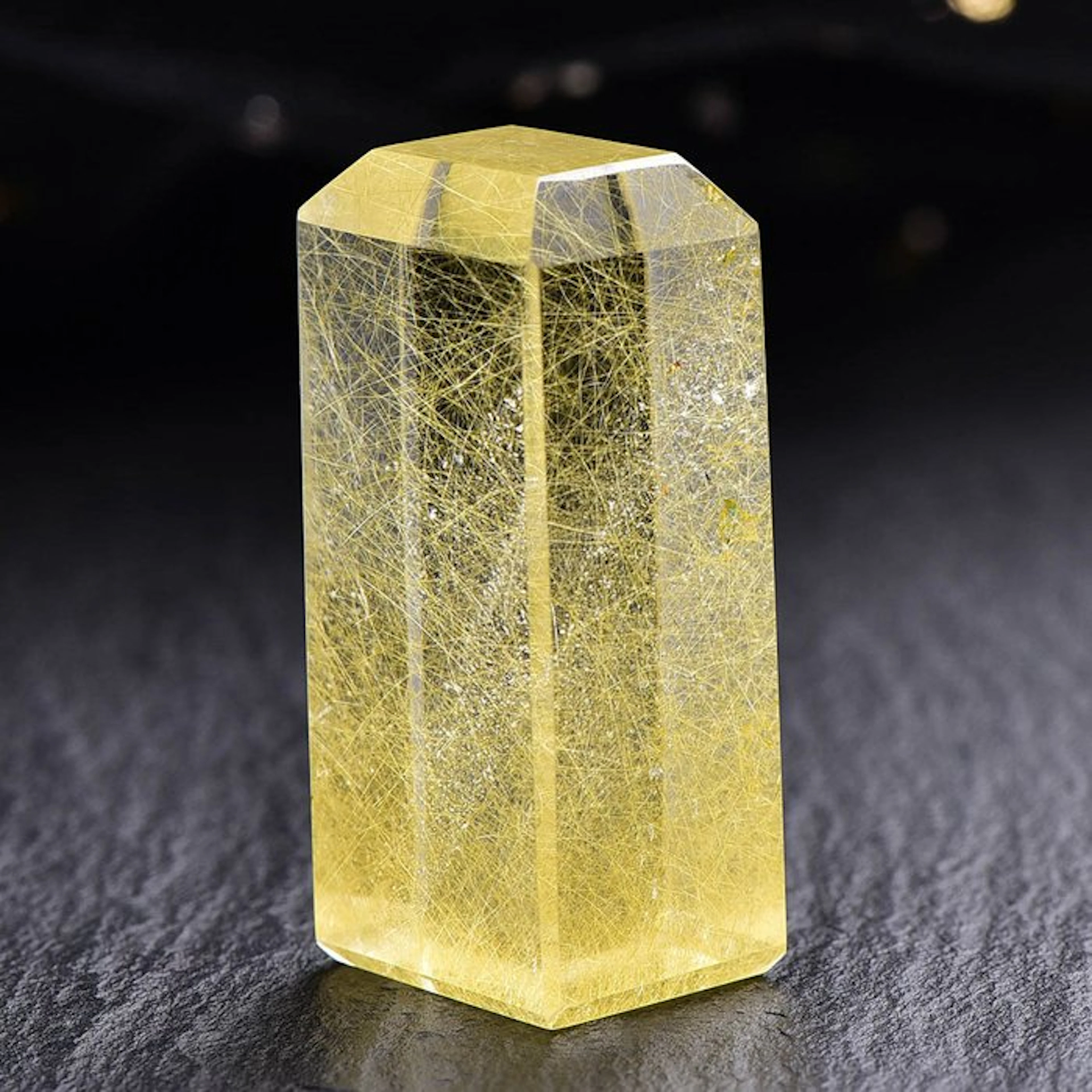 ALGT Certified - Masterful Natural Rutilated Quartz - An...